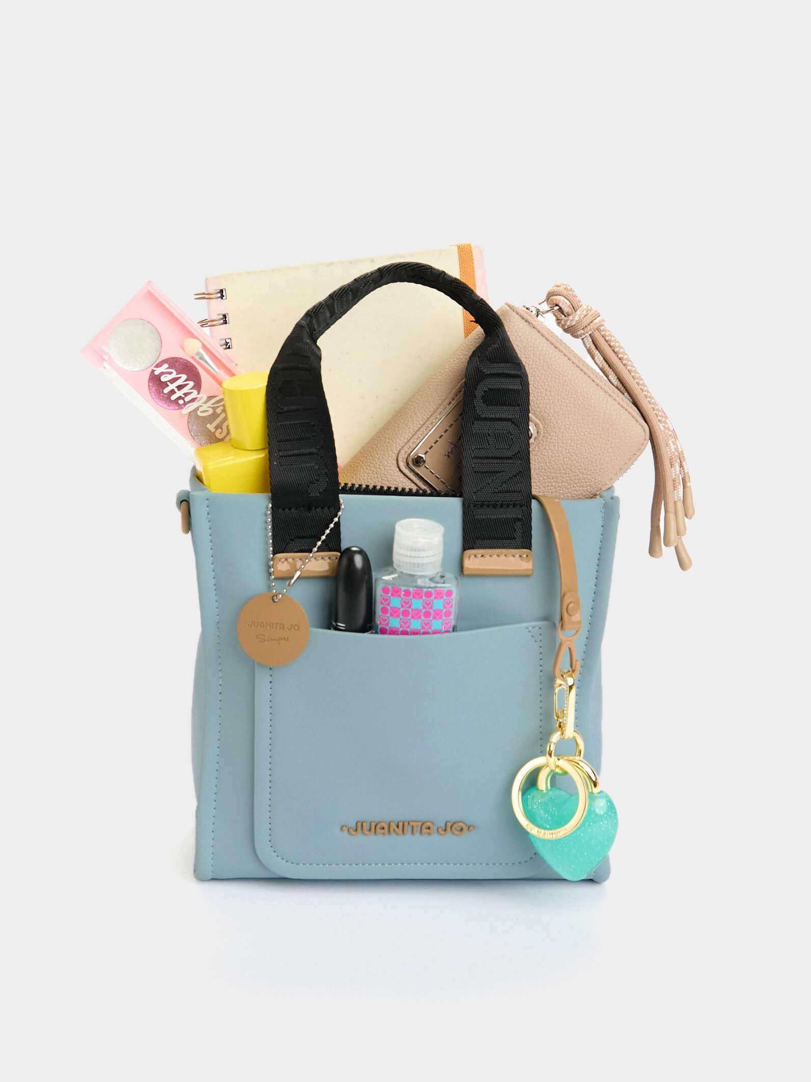 Cartera celeste chica Helena
