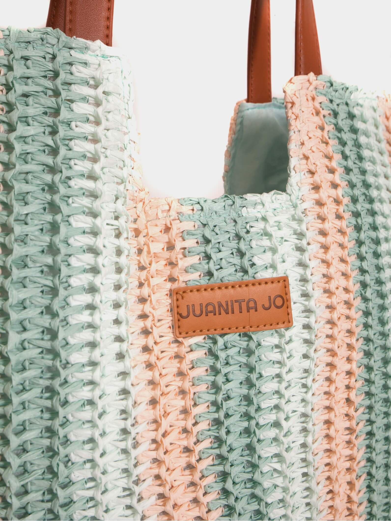 Cartera de Playa pastel Santorini