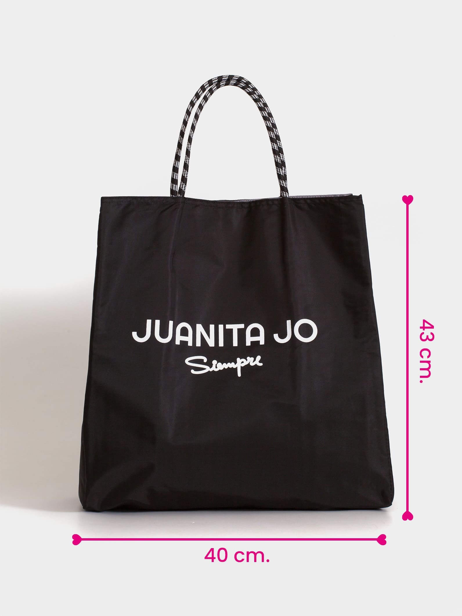 Tote bag negra grande Ipanema