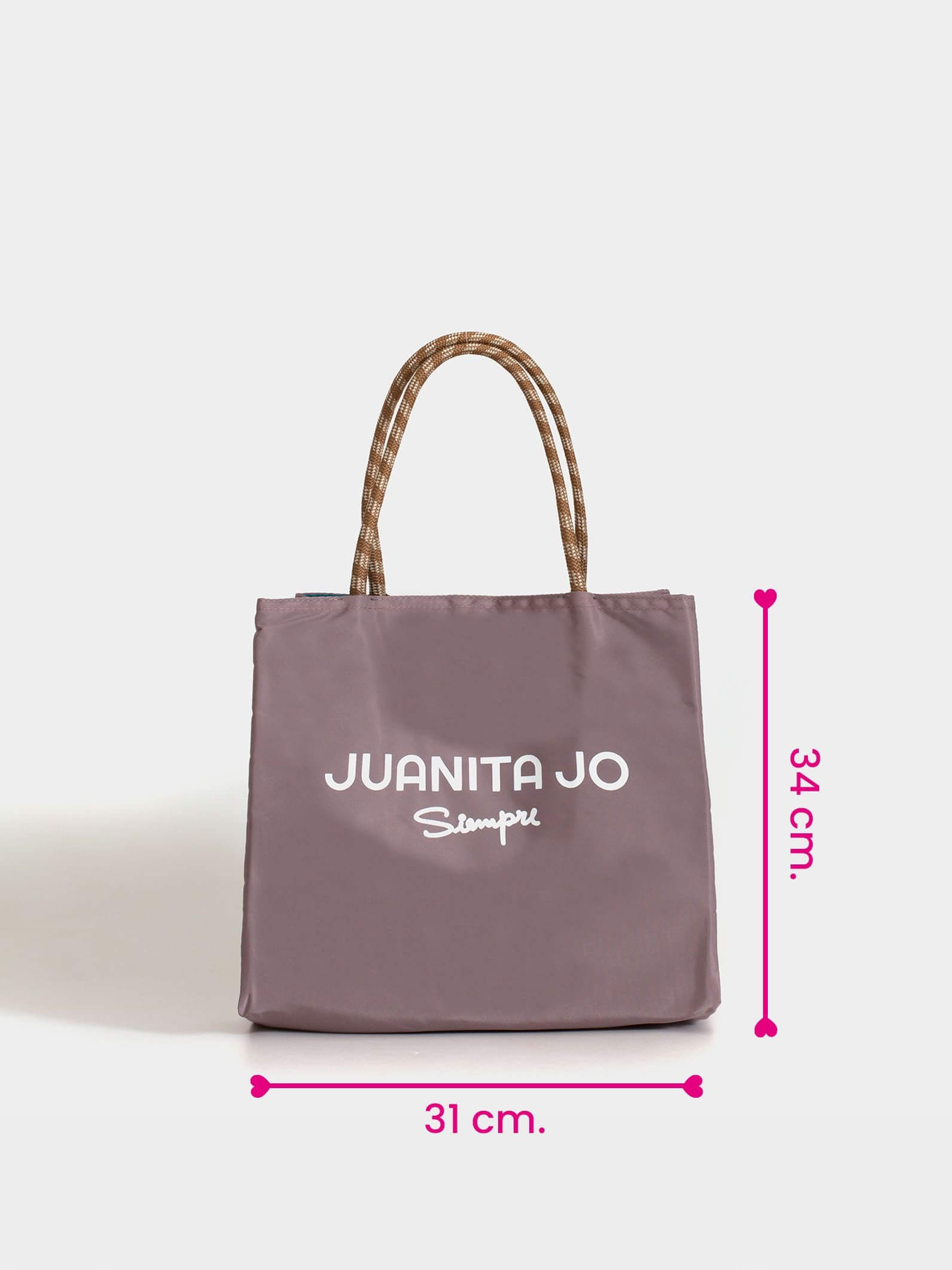 Tote bag mediana visón Ipanema