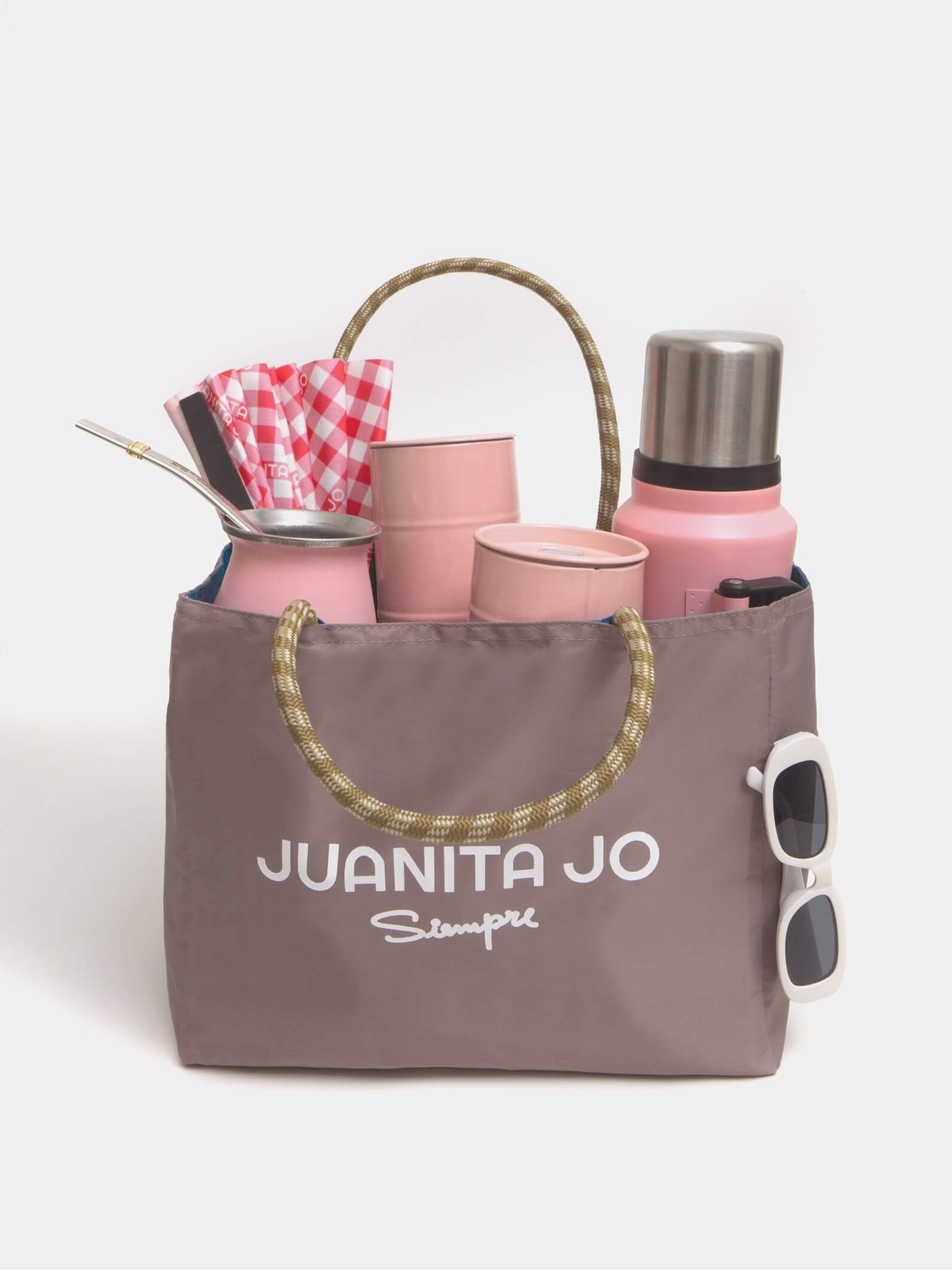 Tote bag mediana visón Ipanema