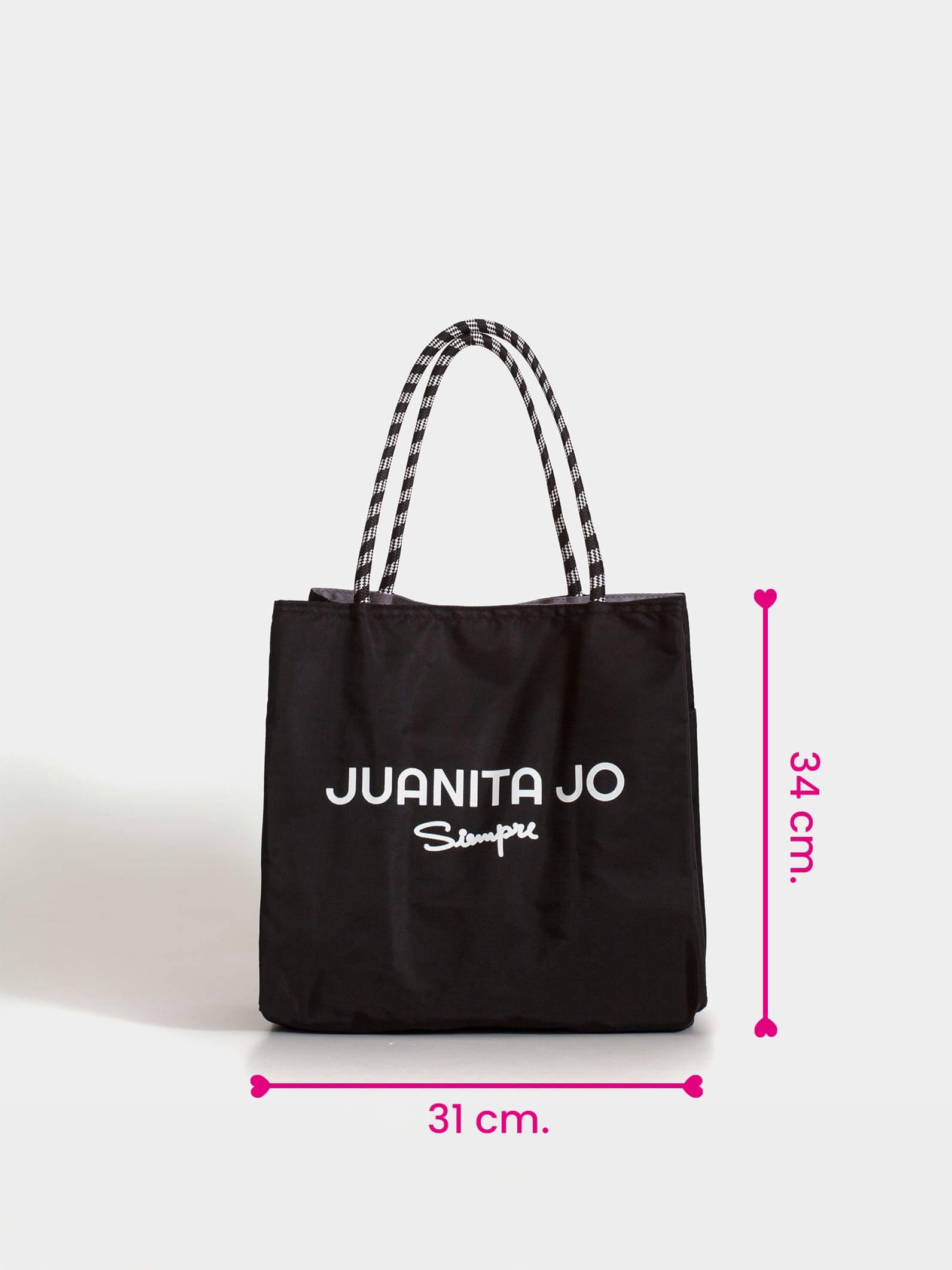 Tote bag negra mediana Ipanema