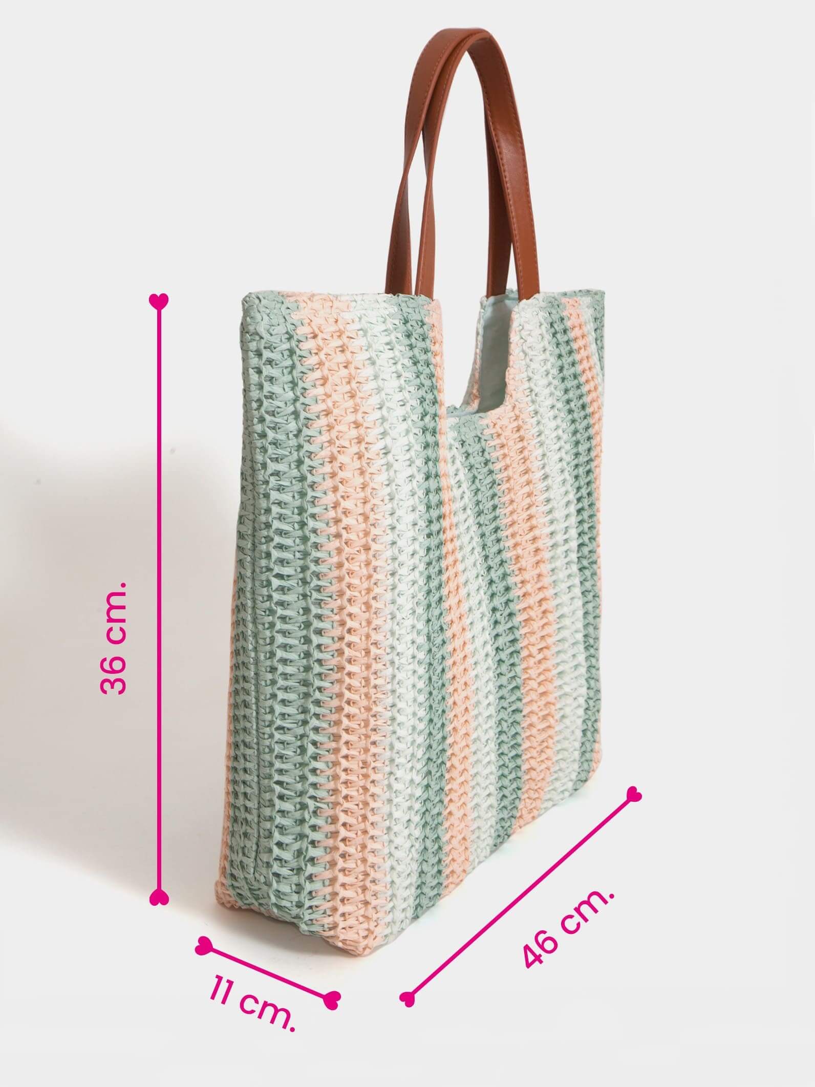 Cartera de Playa pastel Santorini