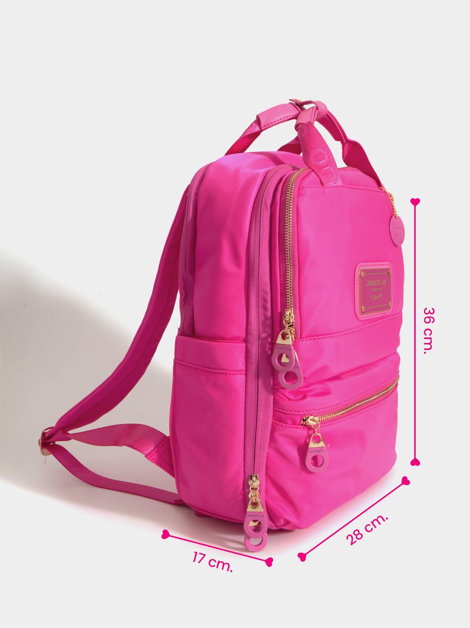 Mochila de viaje fucsia Trip
