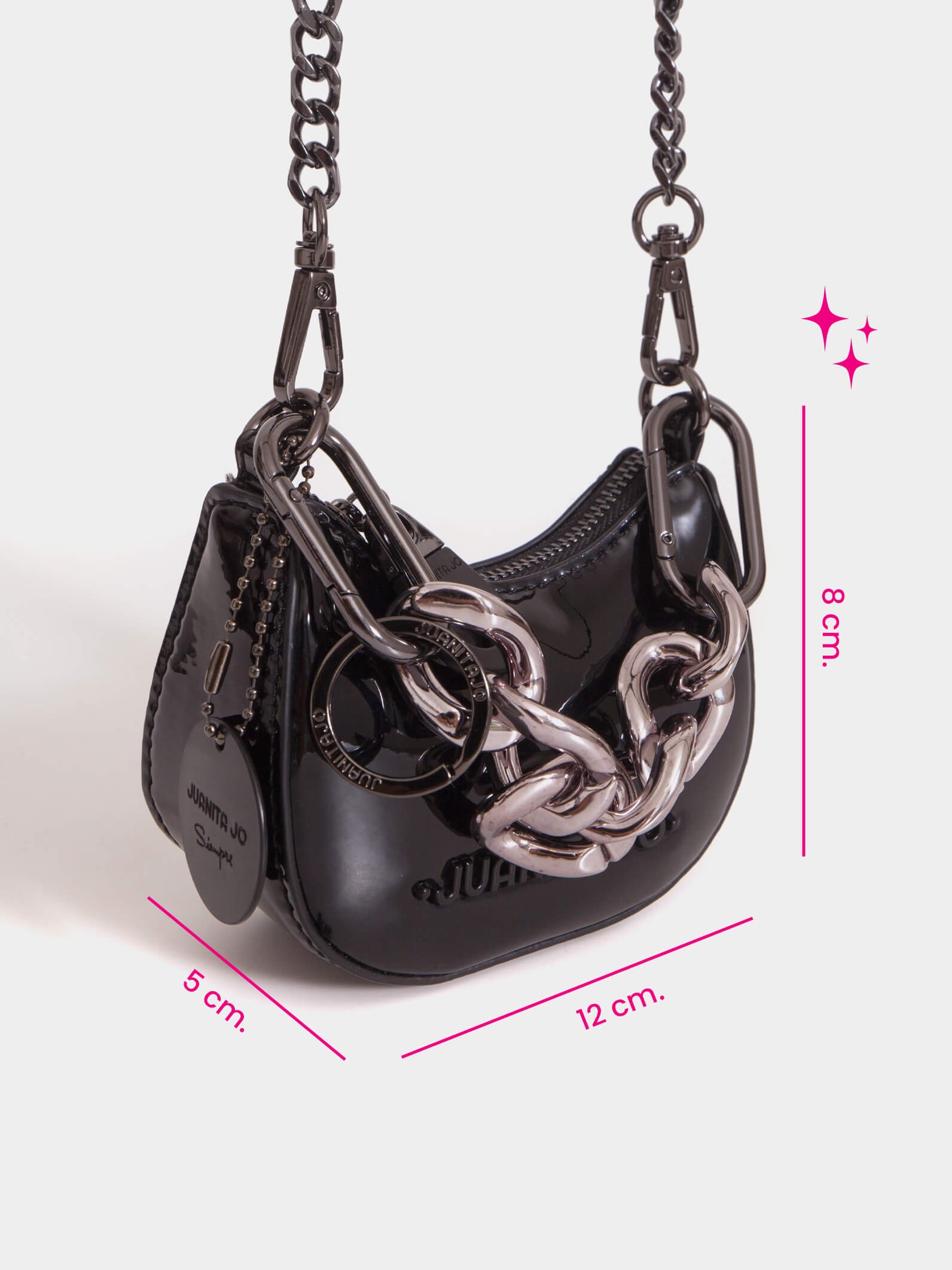 Lipstick Bag negra Sasha