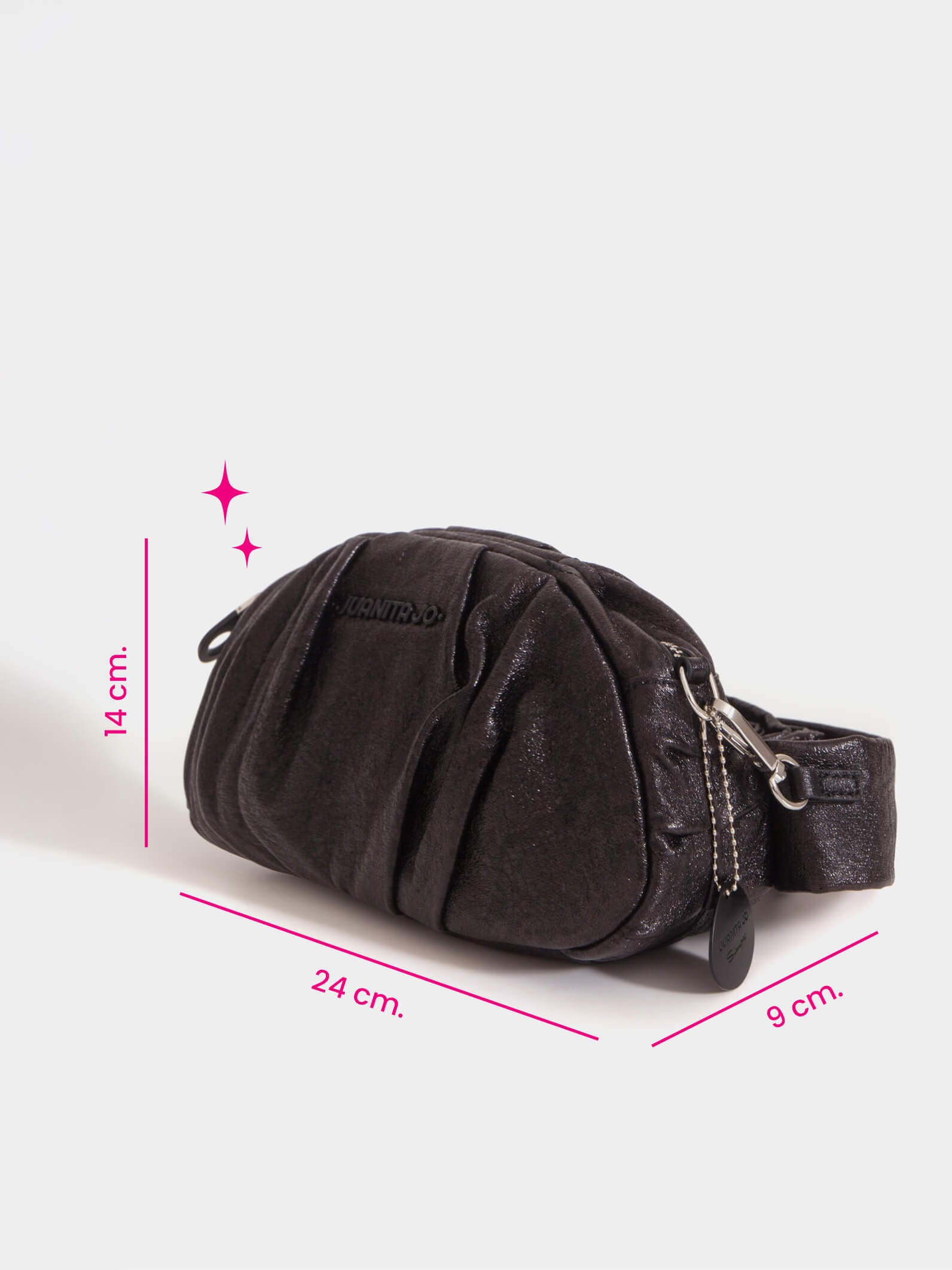 Bandolera negra con glitter Naila