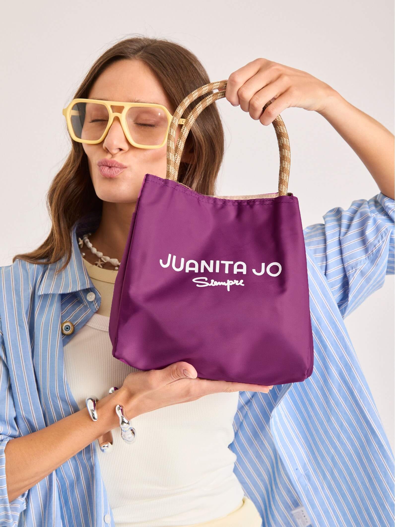 Tote bag chica violeta Ipanema