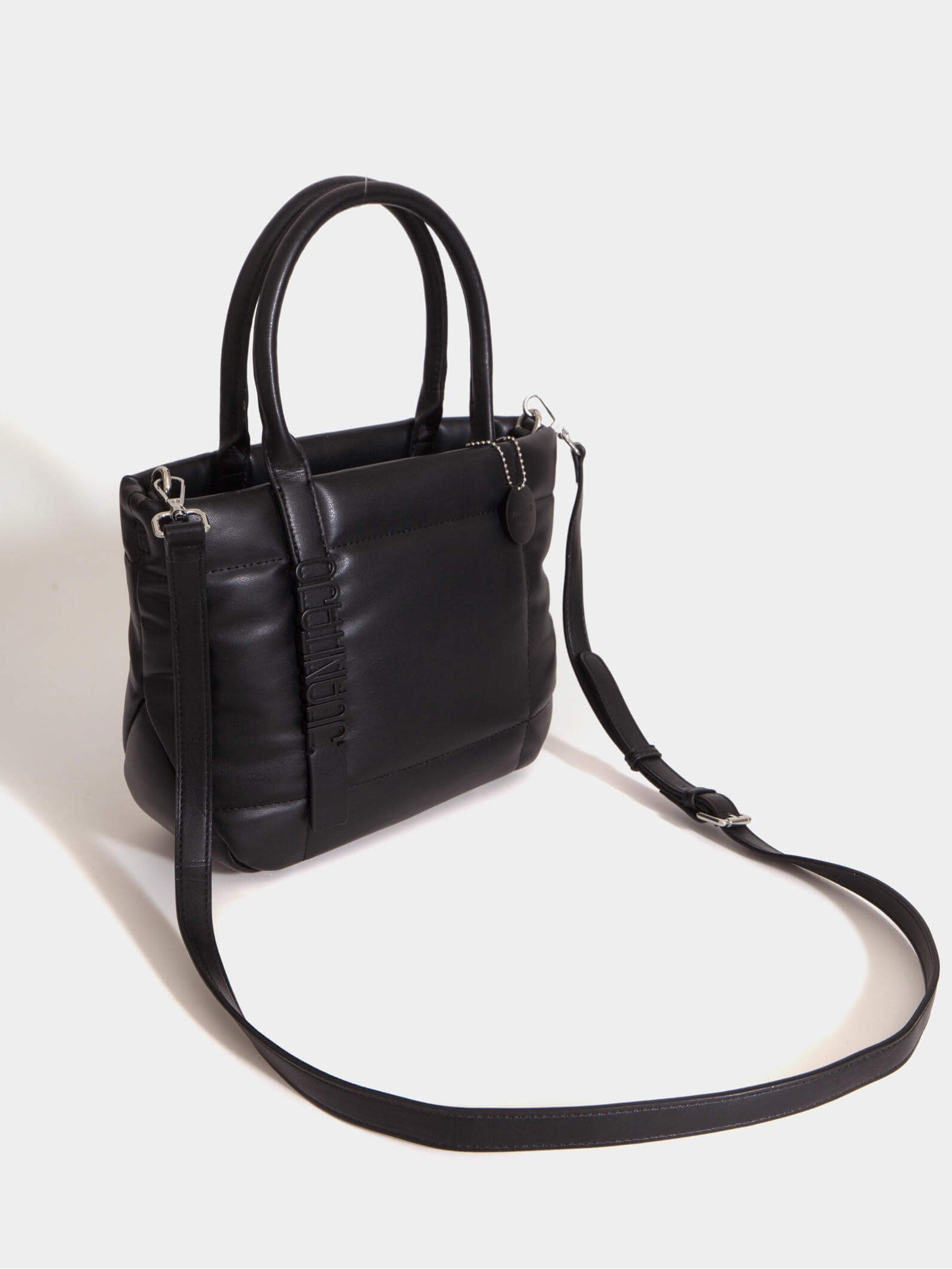 Cartera Negra Chica Puffer