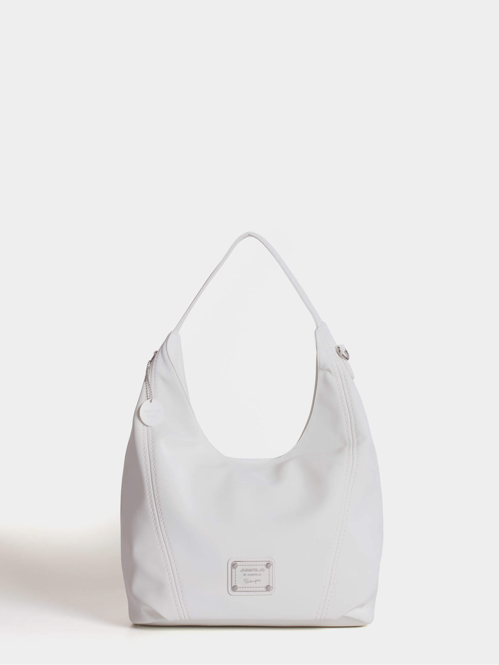 Cartera tipo Hobo Blanca Mediana Nala