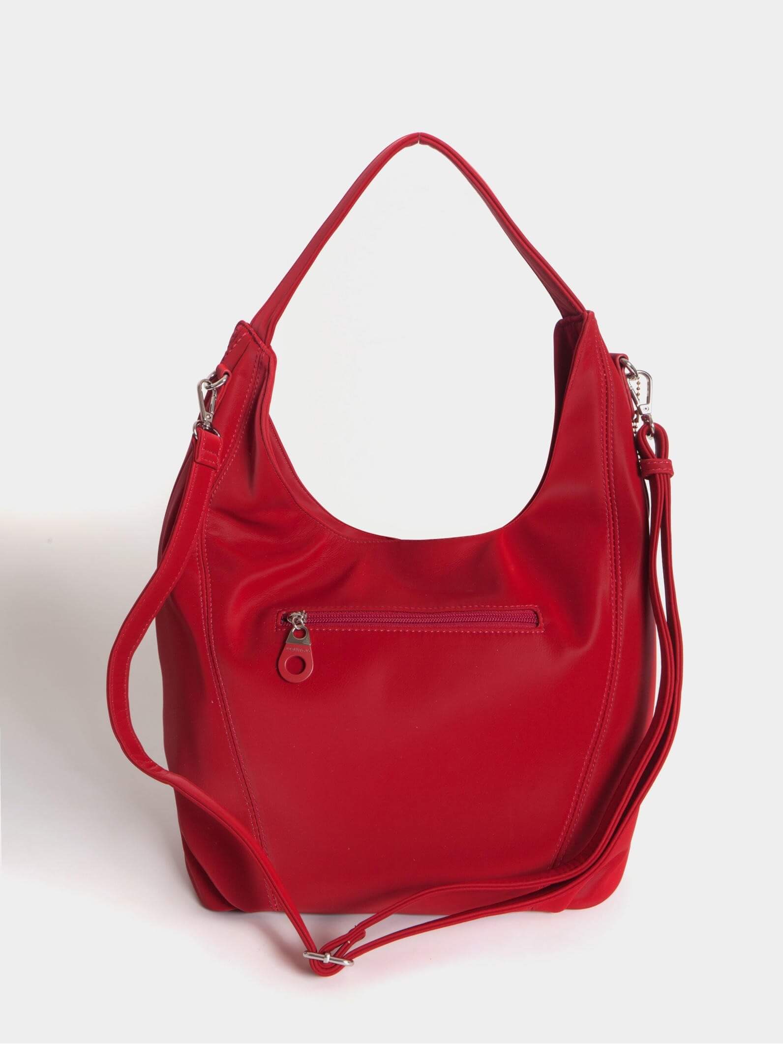 Cartera tipo Hobo Roja Mediana Nala