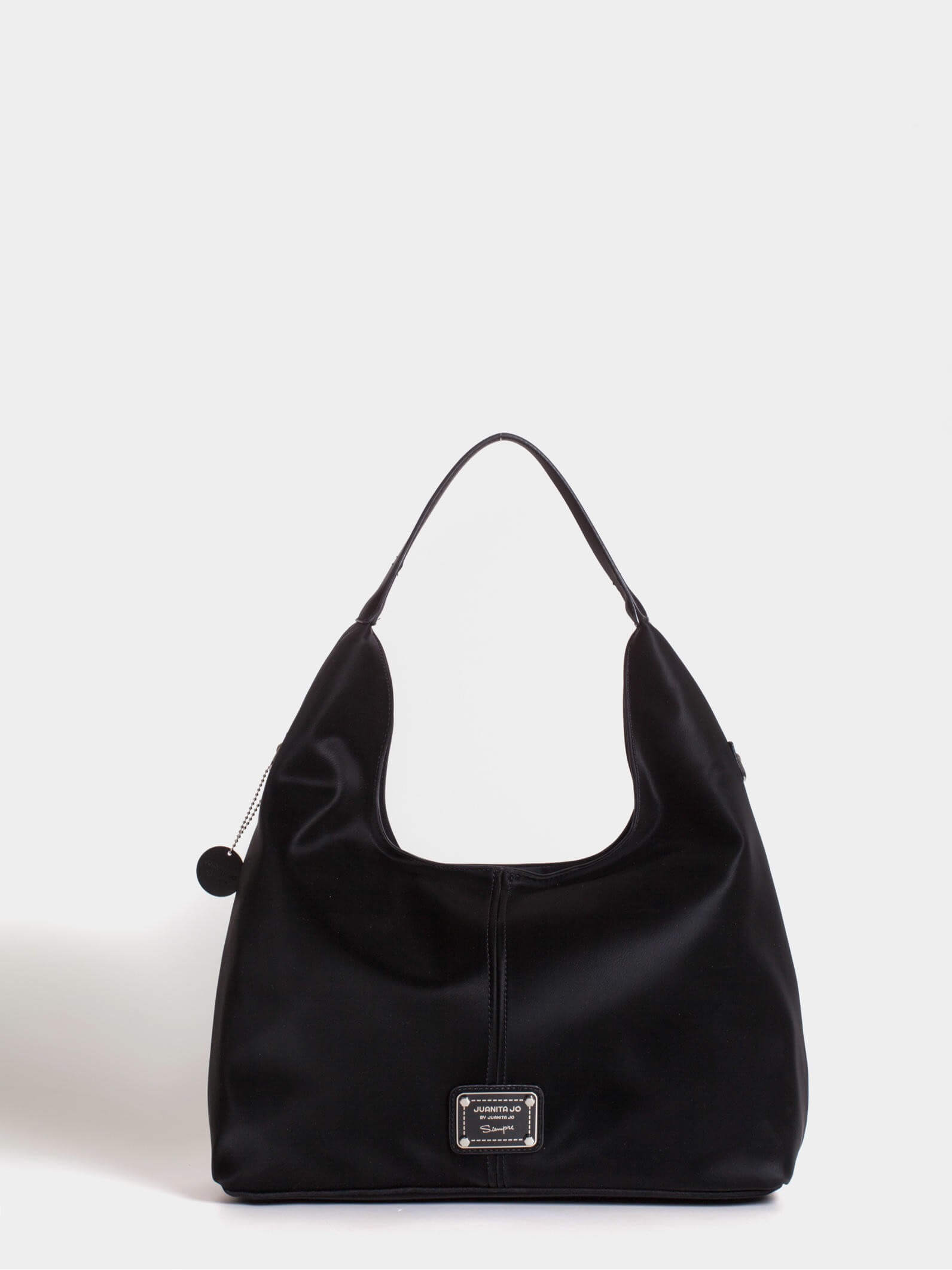 Cartera Negra tipo Hobo Grande Nala