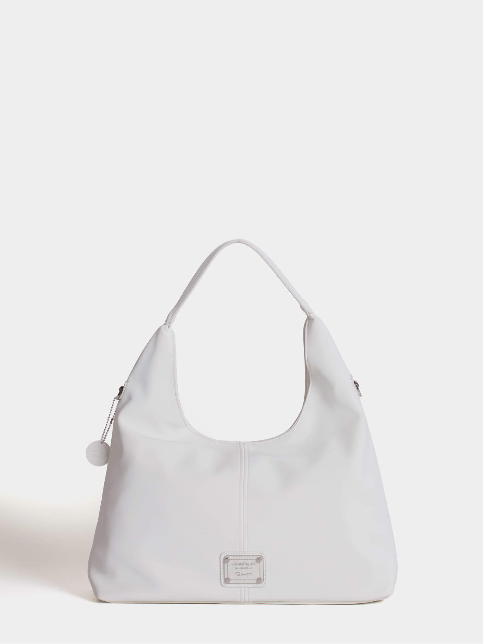 Cartera tipo Hobo Blanca Grande Nala
