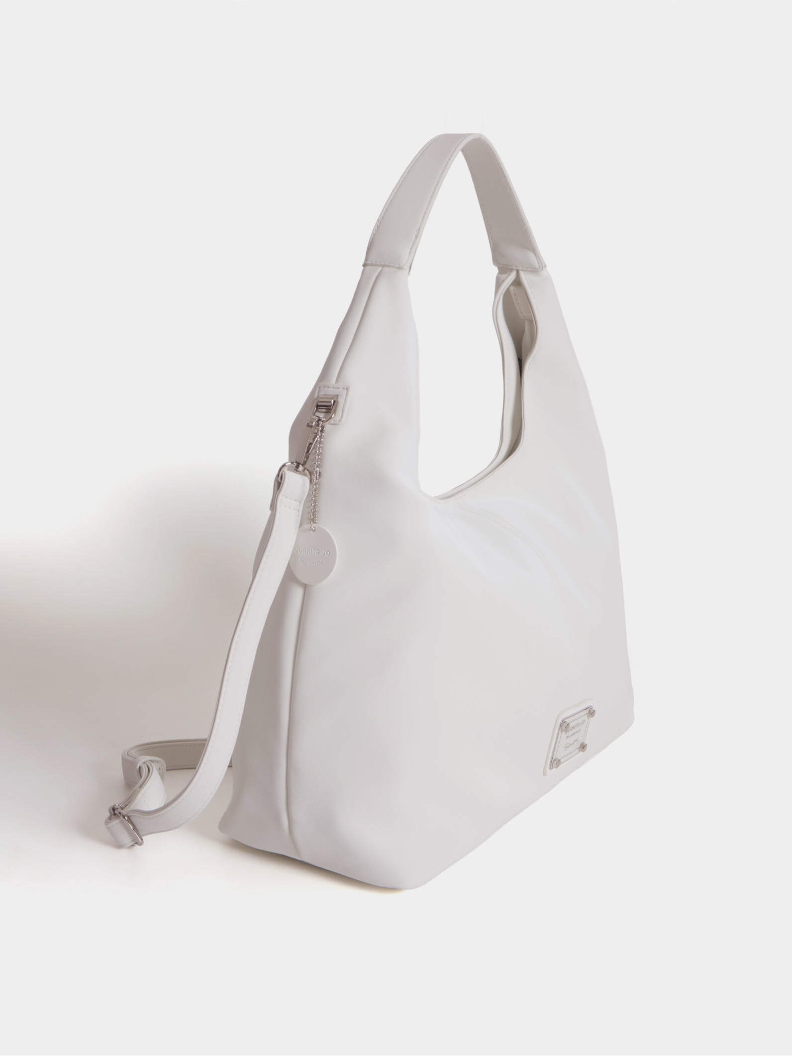 Cartera tipo Hobo Blanca Grande Nala