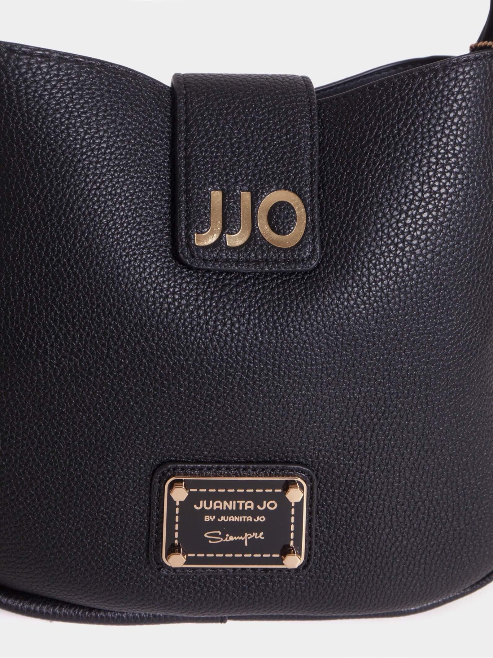 Cartera Negra tipo Bucket Chica Lina