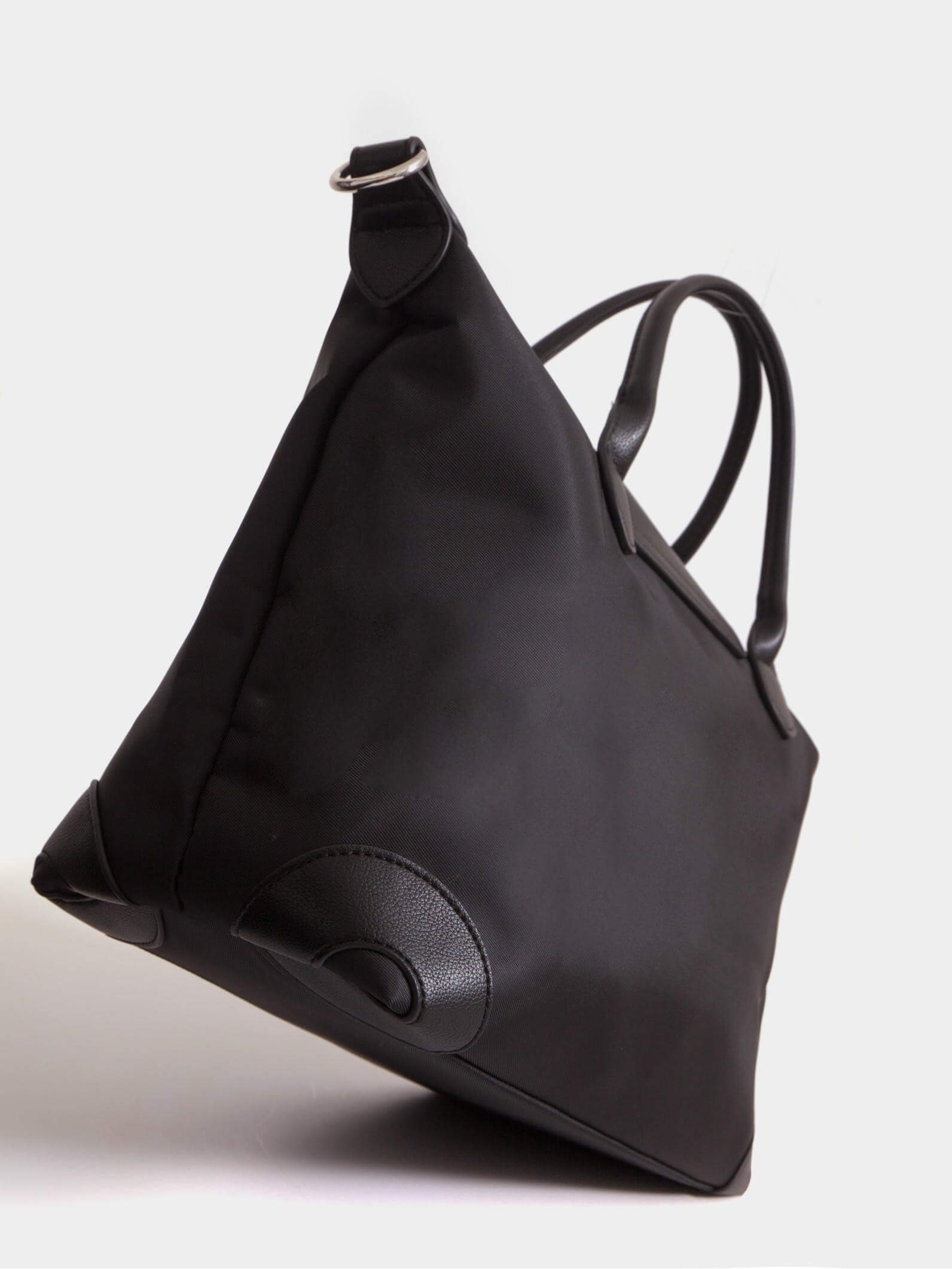 Cartera Negra tipo Maletín Mediana Mara