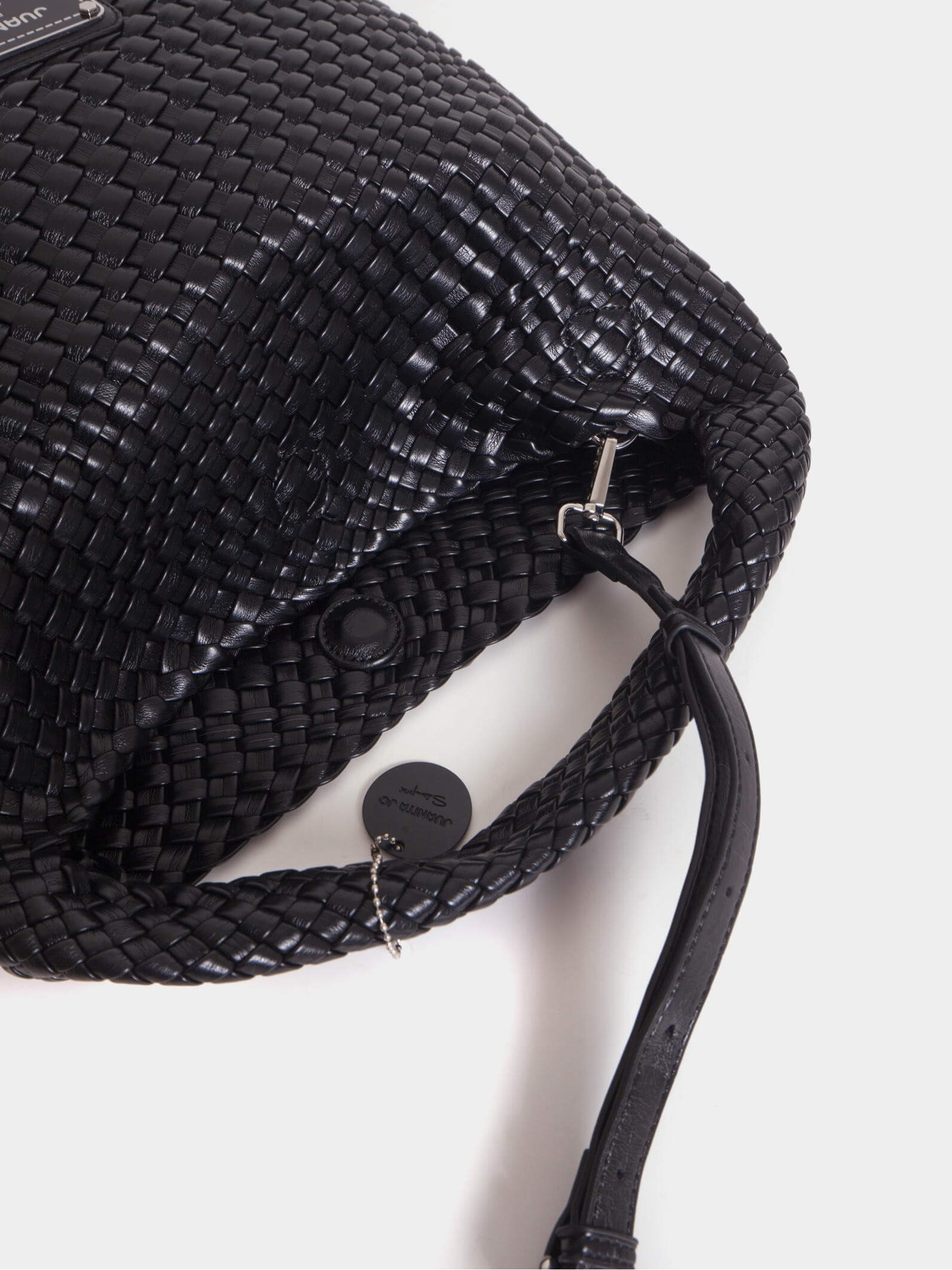 Cartera Negra Mediana Lazo