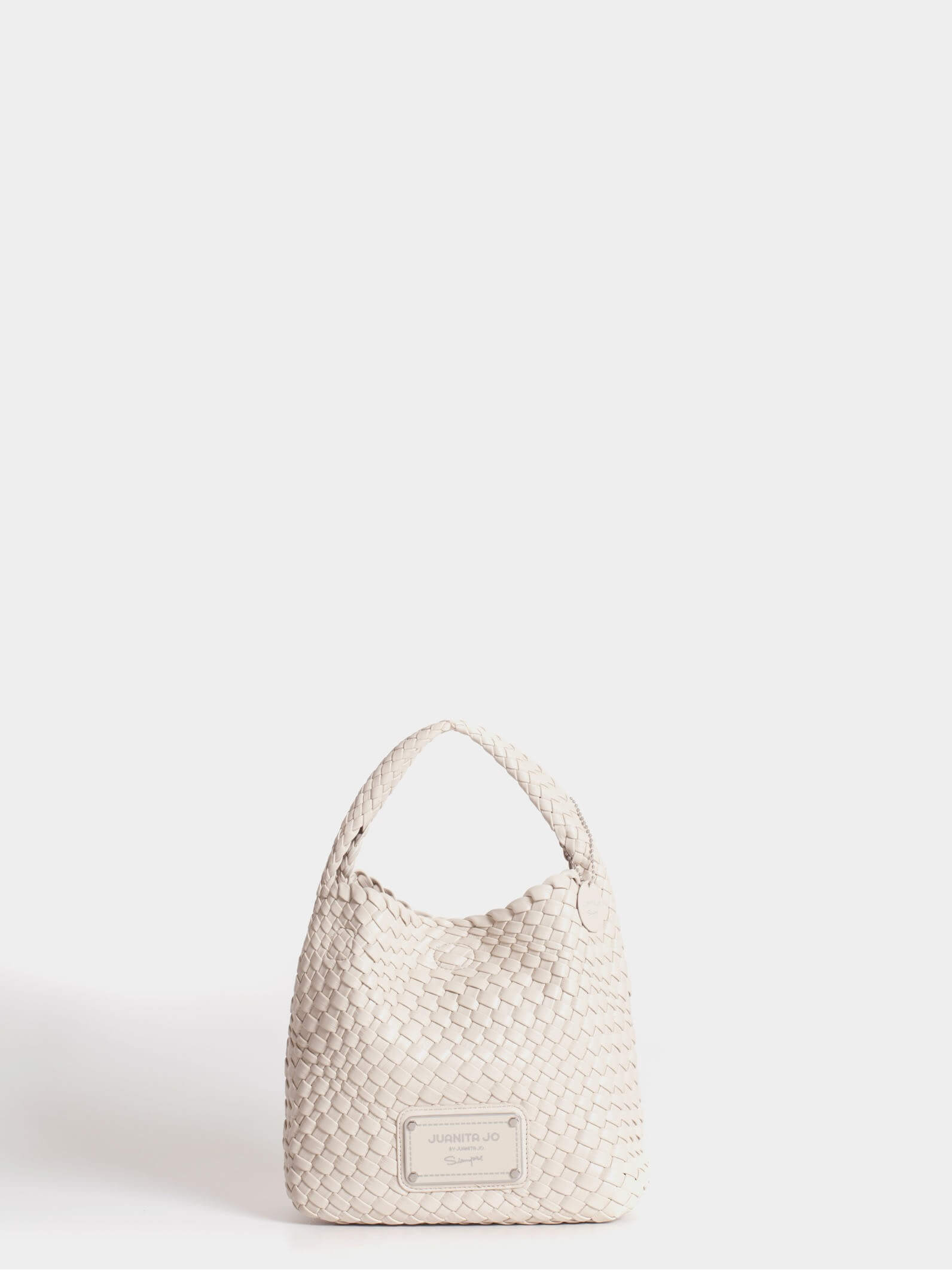 Cartera Chica color Crema Lazo