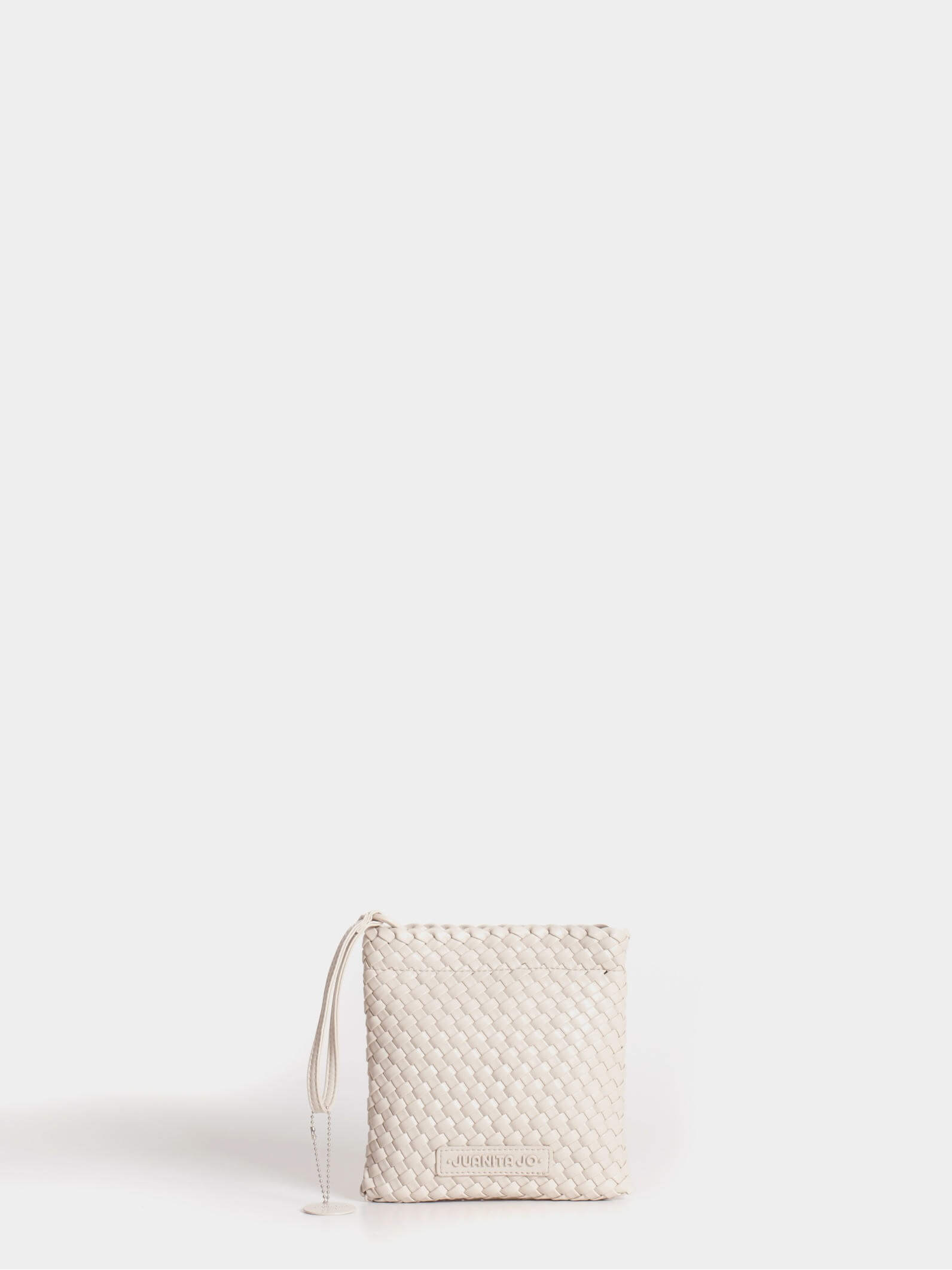 Pouch cuadrado Crema Lazo