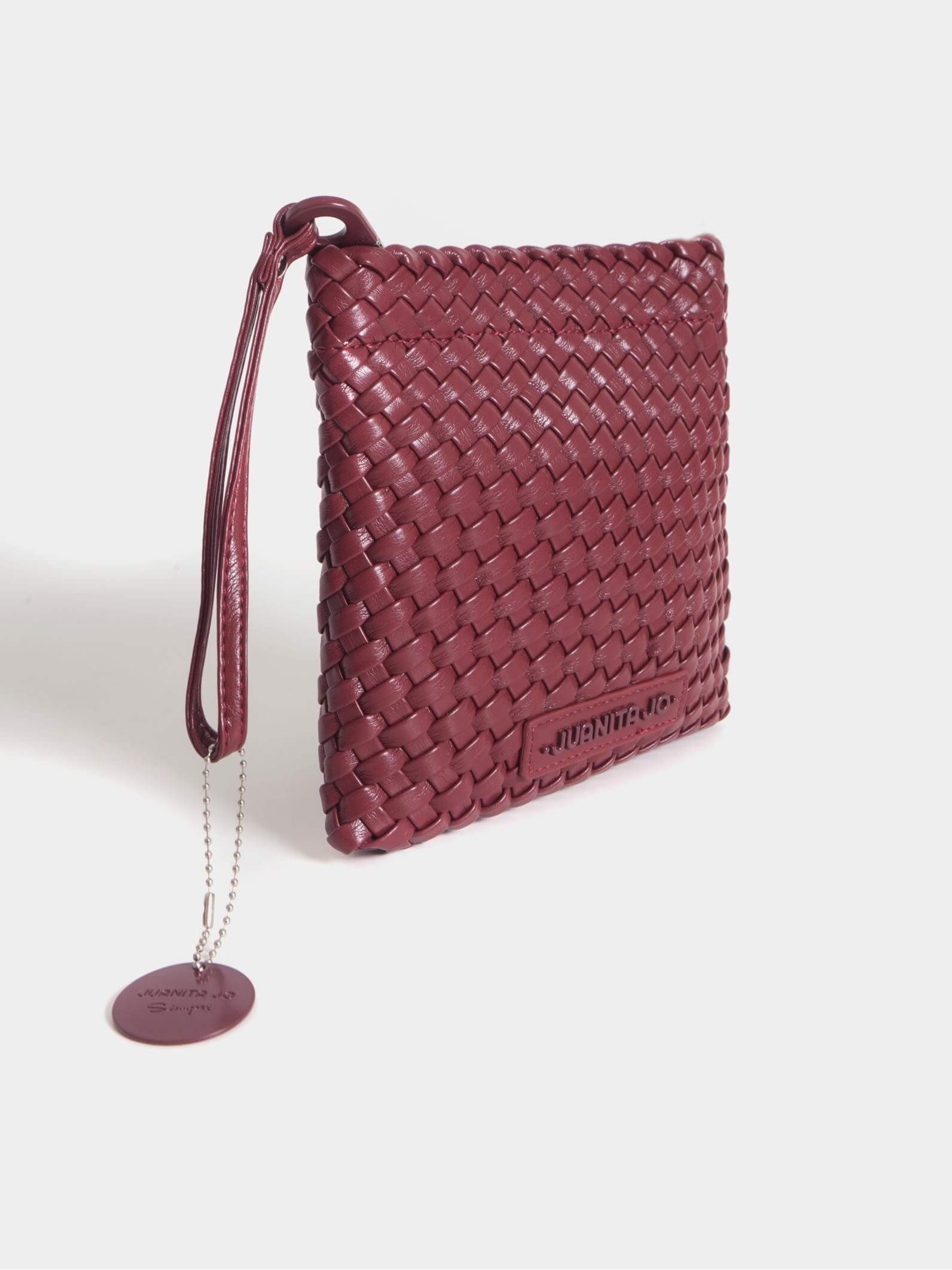 Pouch cuadrada  Bordó Lazo