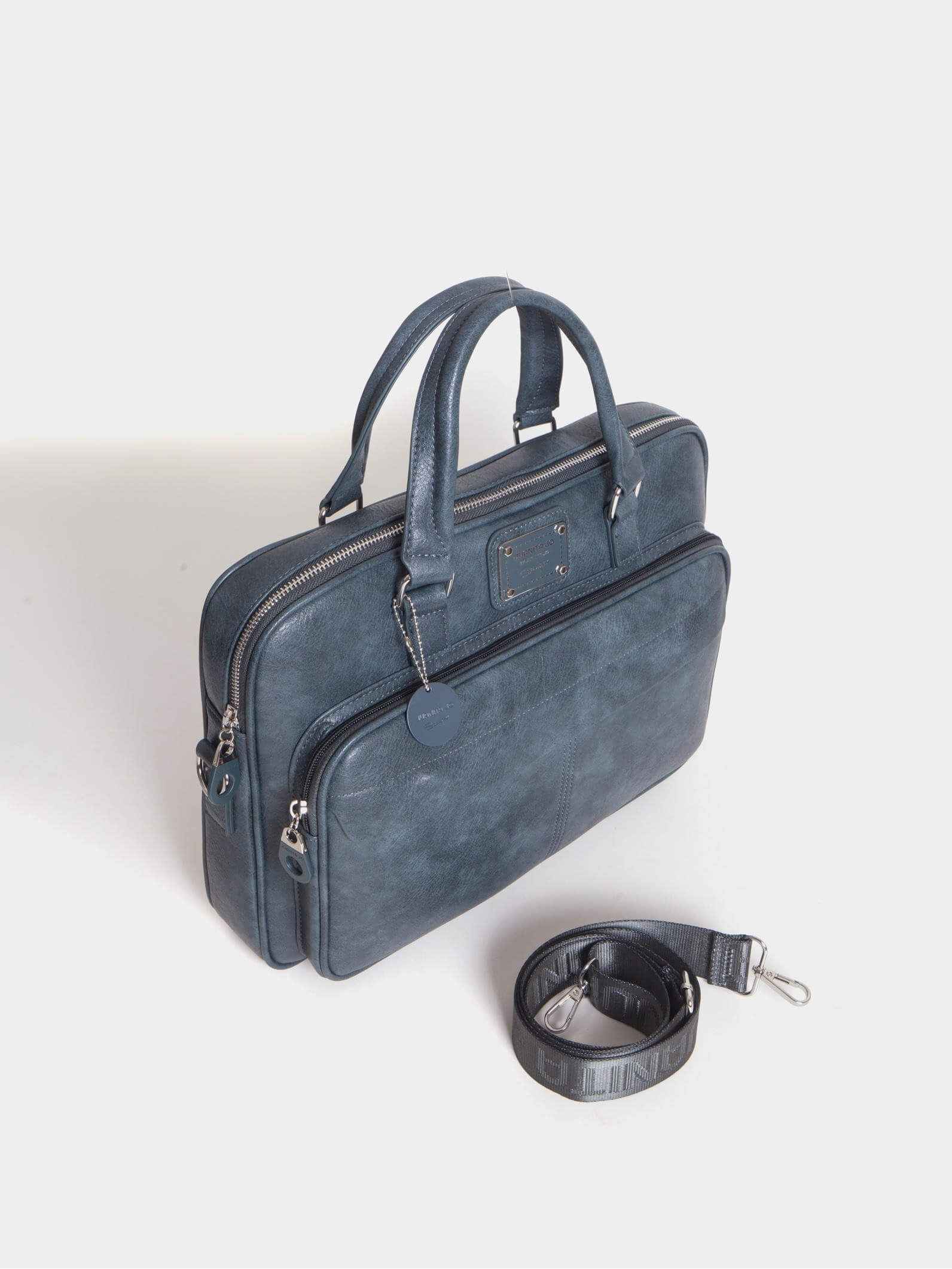 Maletín porta Notebook Azul Boss Slim