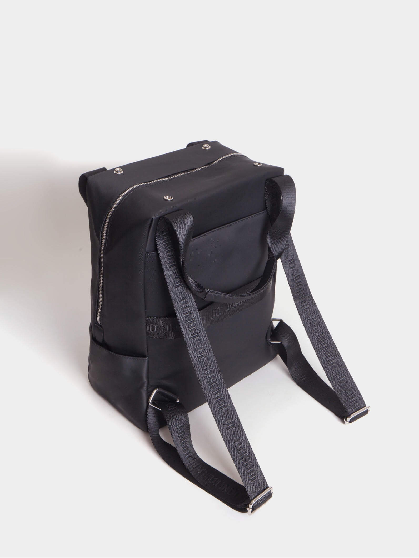 Mochila y Cartera Negra 2 en 1 Fio