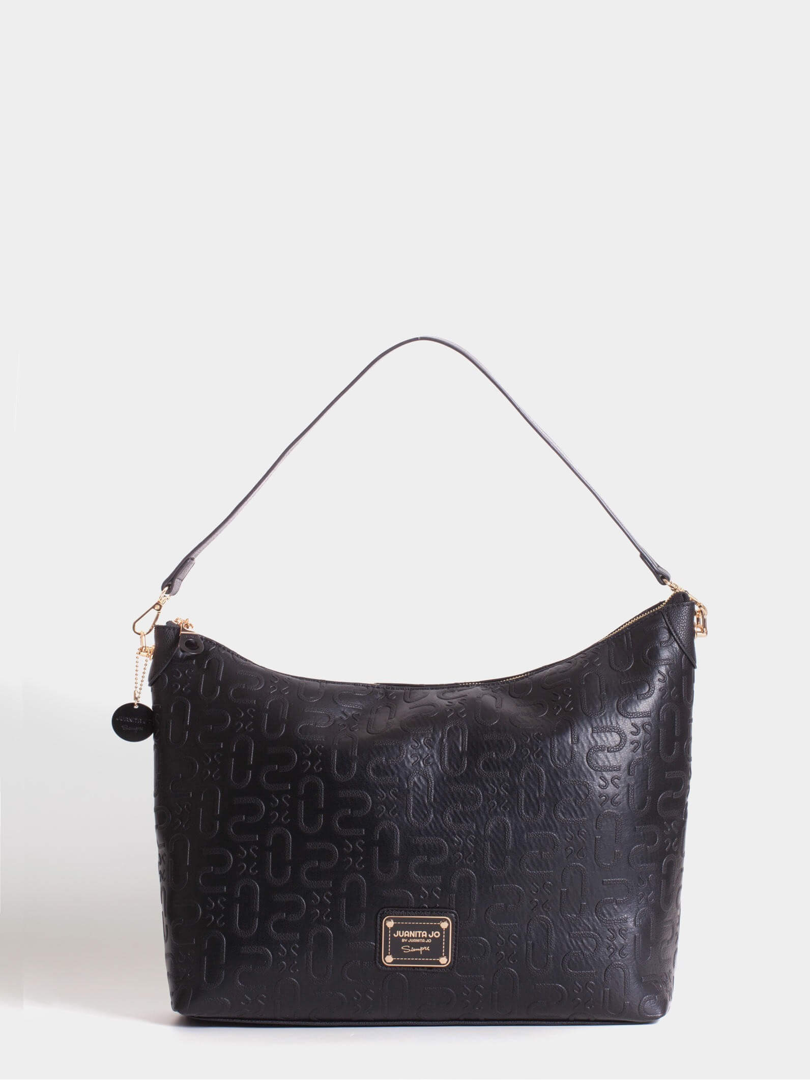 Cartera porta Notebook Negra Monogram
