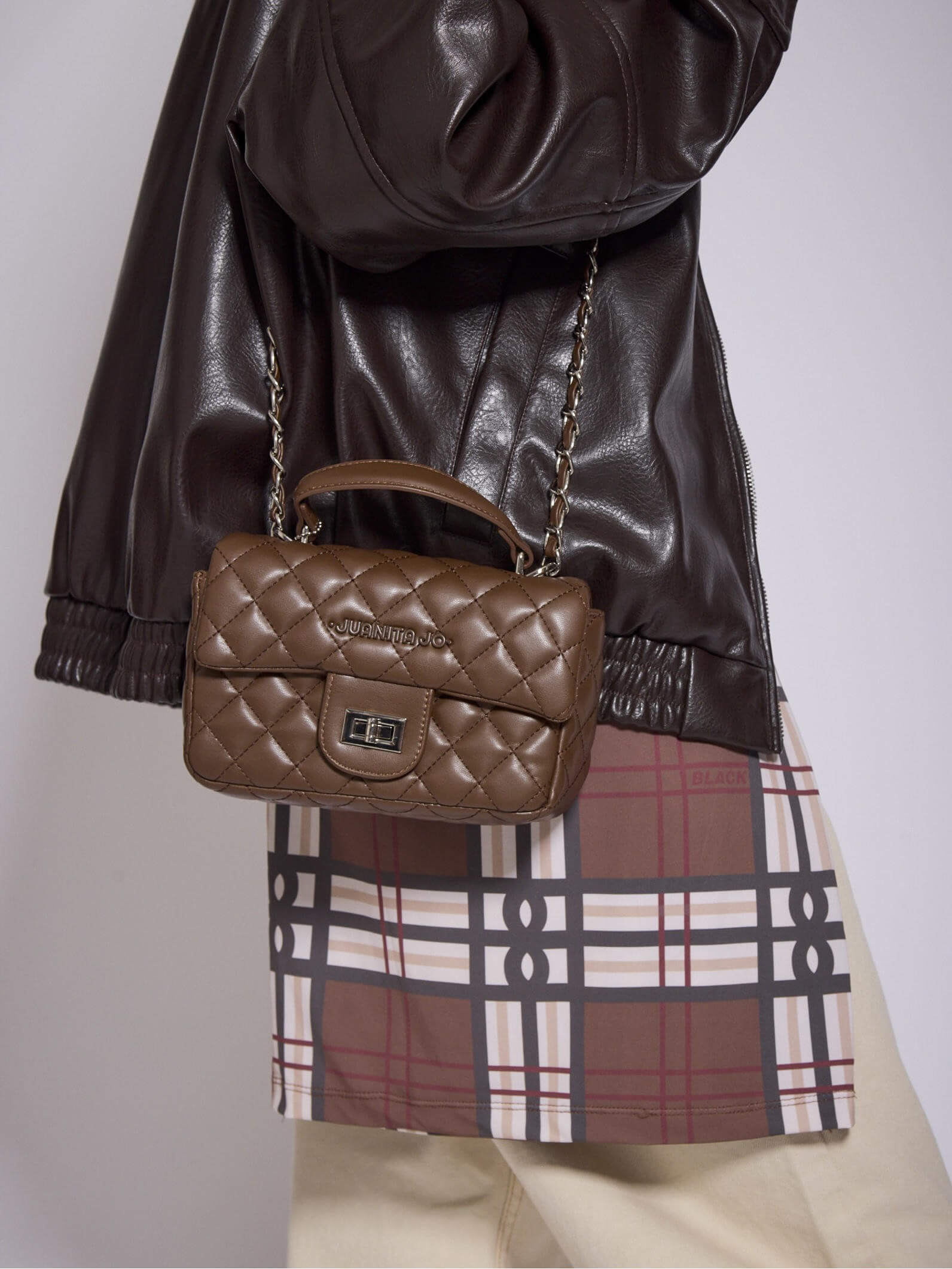 Cartera Minibag Marrón Mile