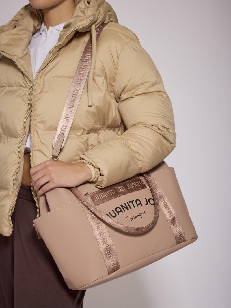 Cartera Grande Camel Fio
