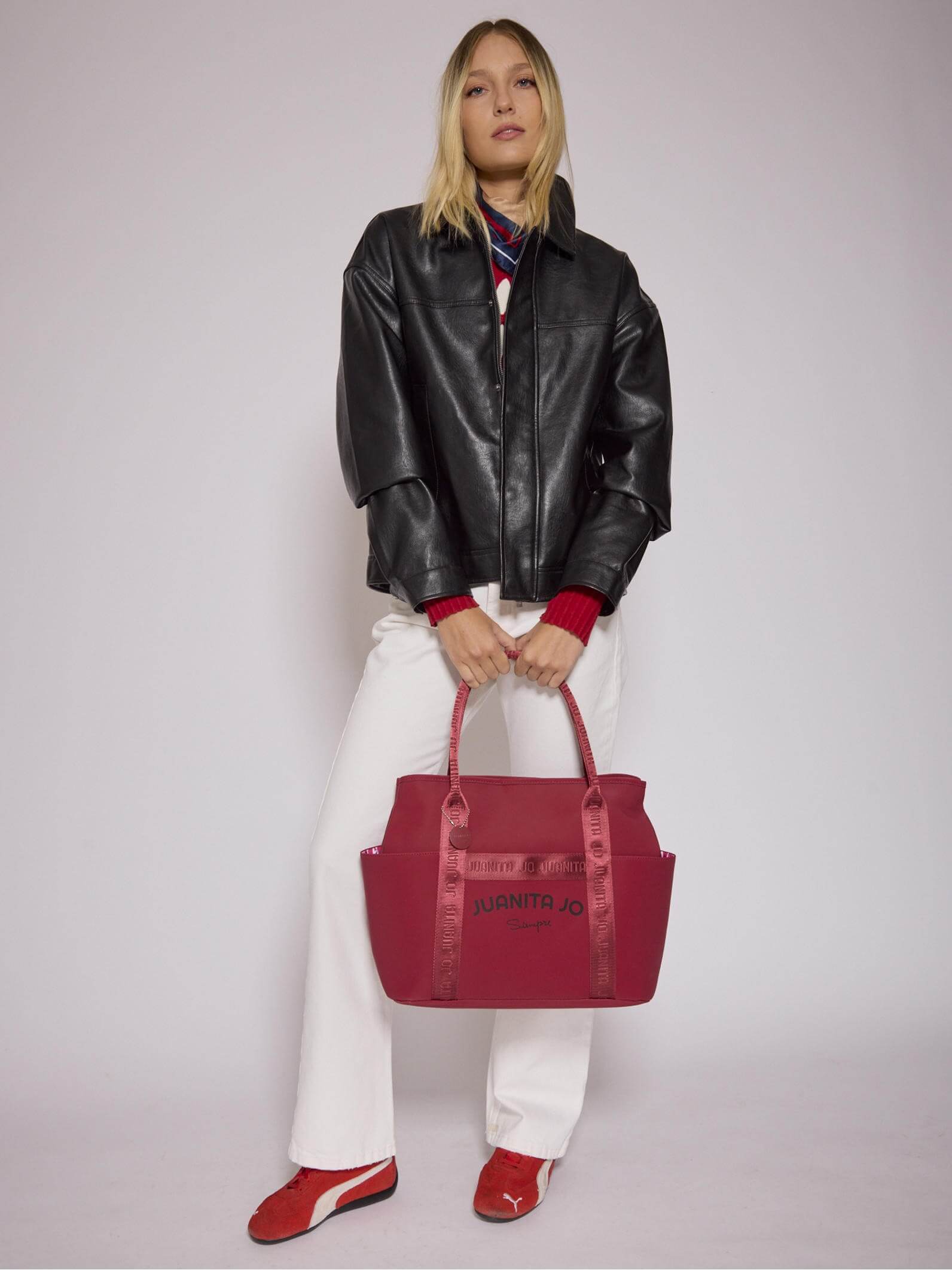 Cartera Grande Roja Fio