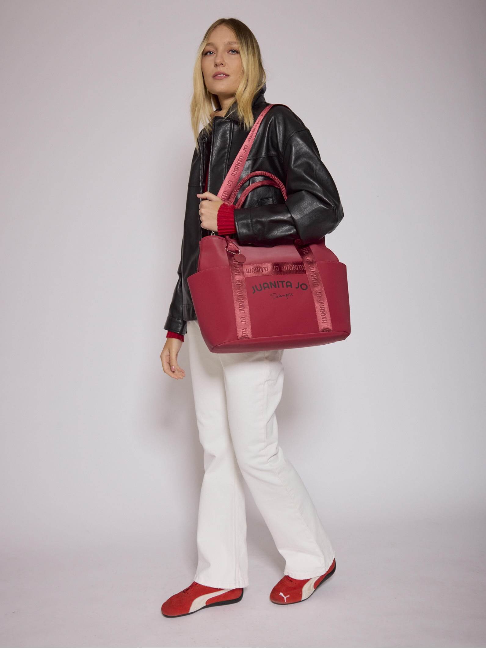 Cartera Grande Roja Fio