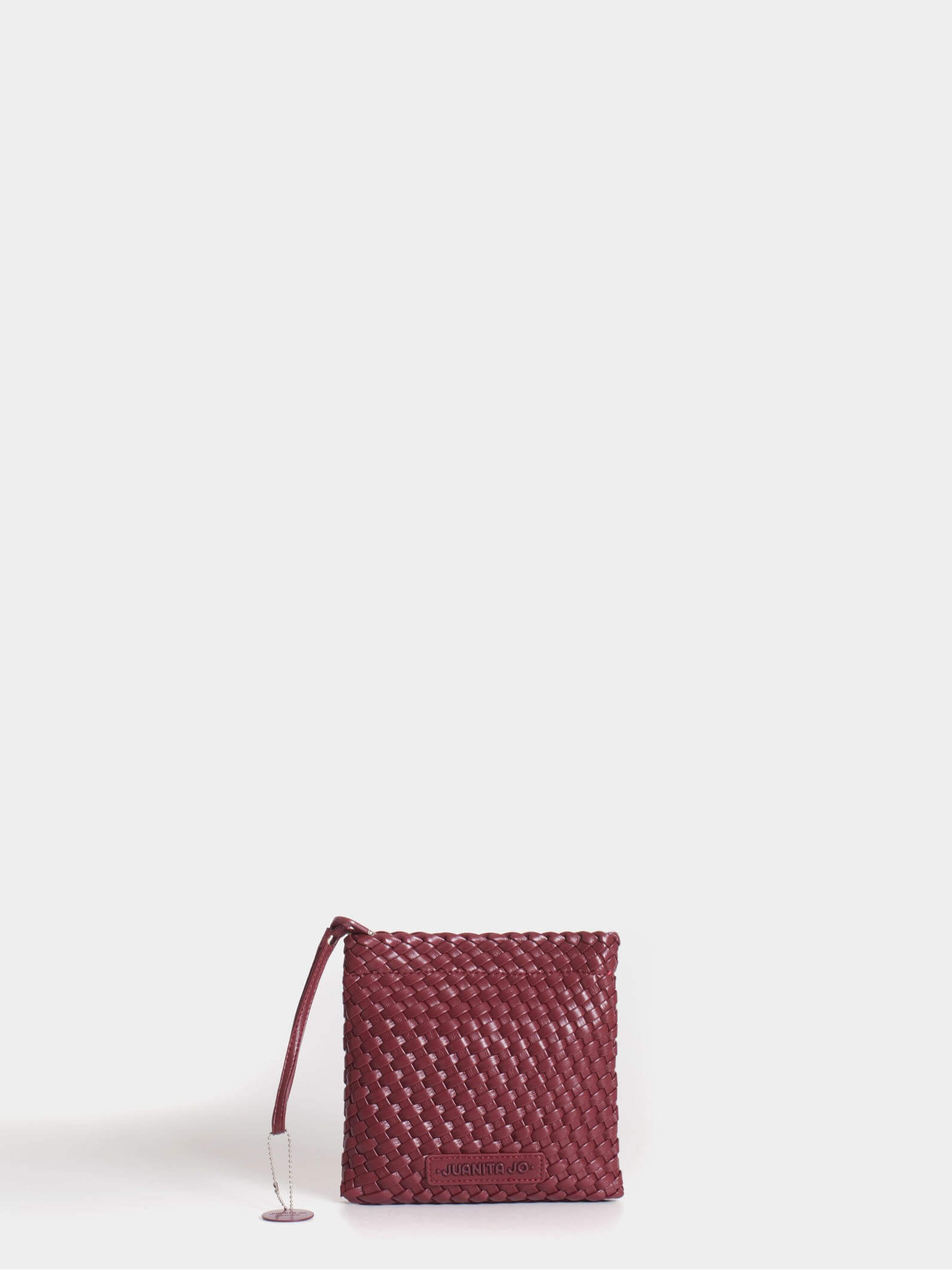 Pouch cuadrada  Bordó Lazo