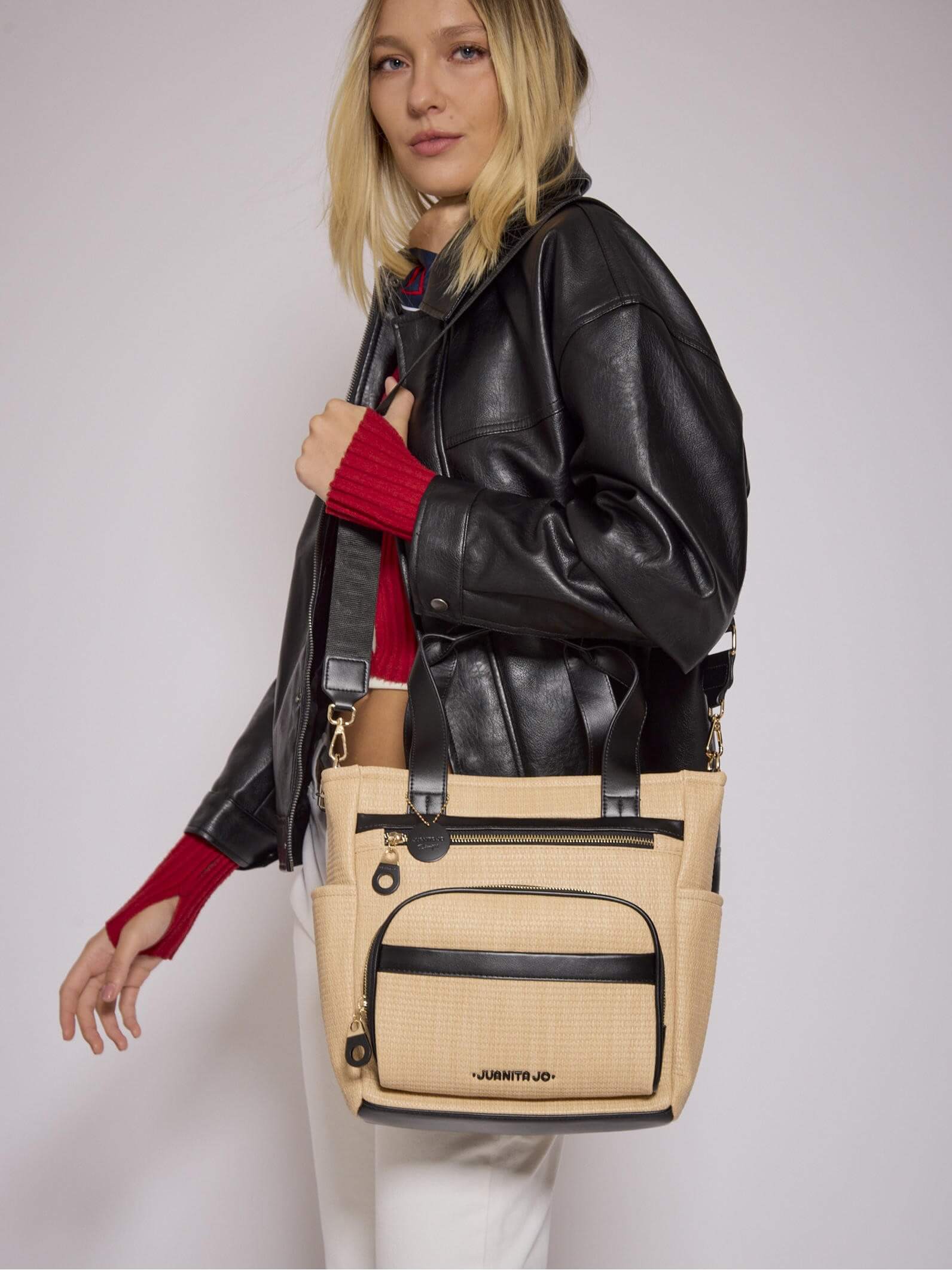 Cartera Mediana Nude Diana