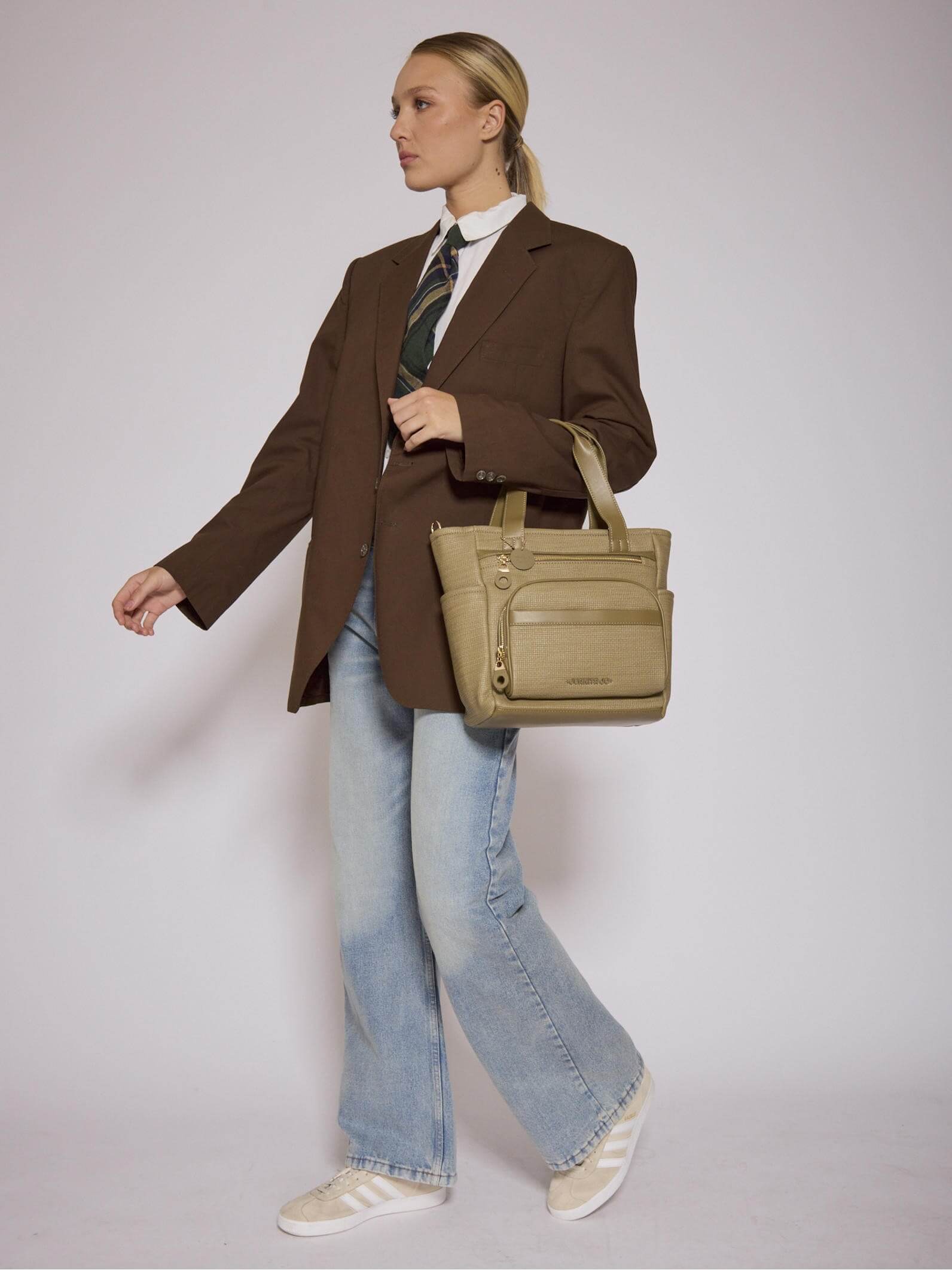 Cartera Mediana Verde Diana