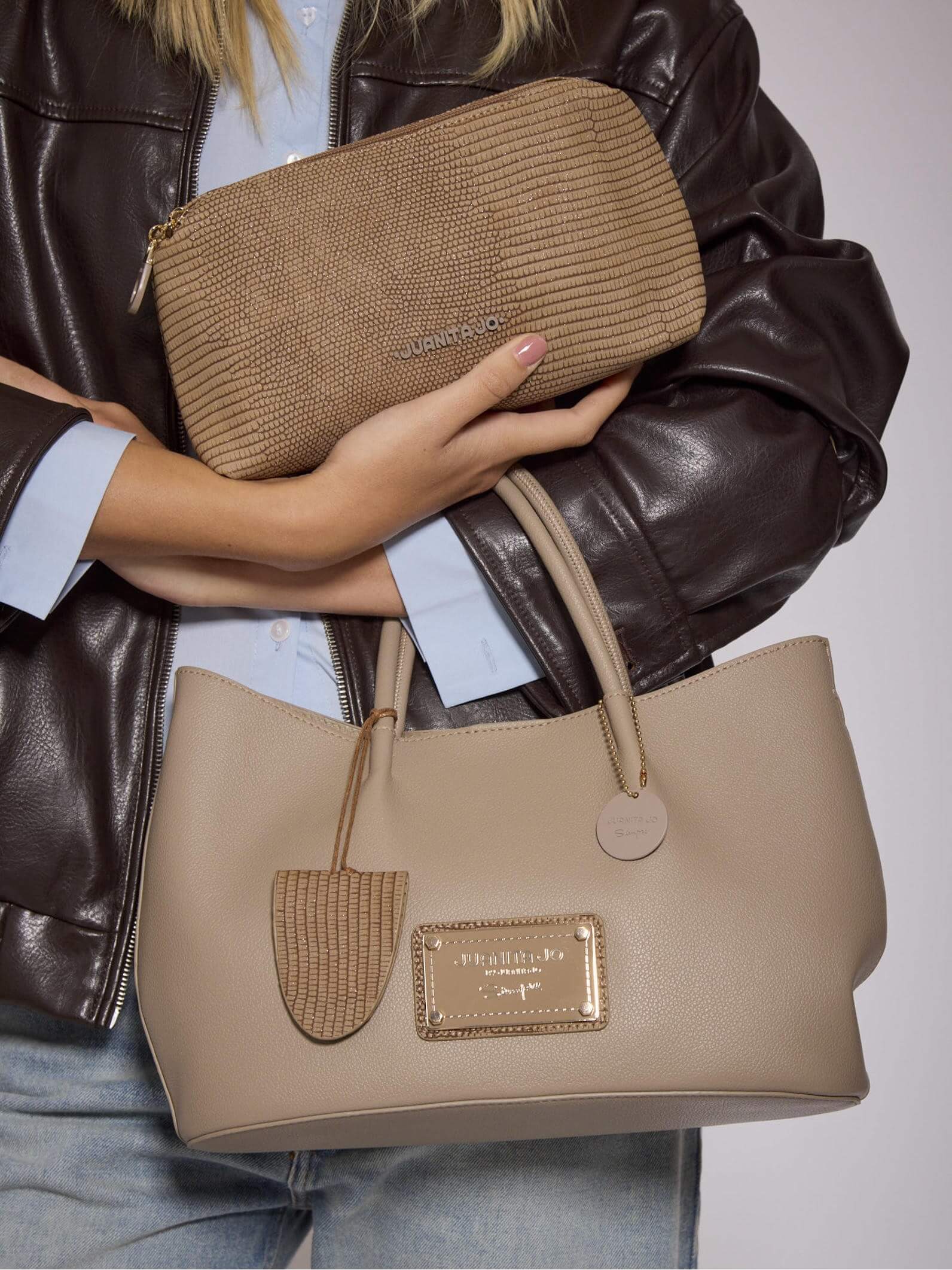 Cartera Shopper Visón Mediana Alma