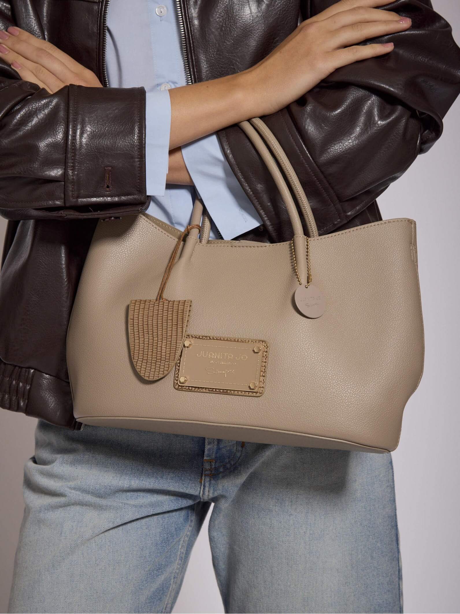 Cartera Shopper Visón Mediana Alma