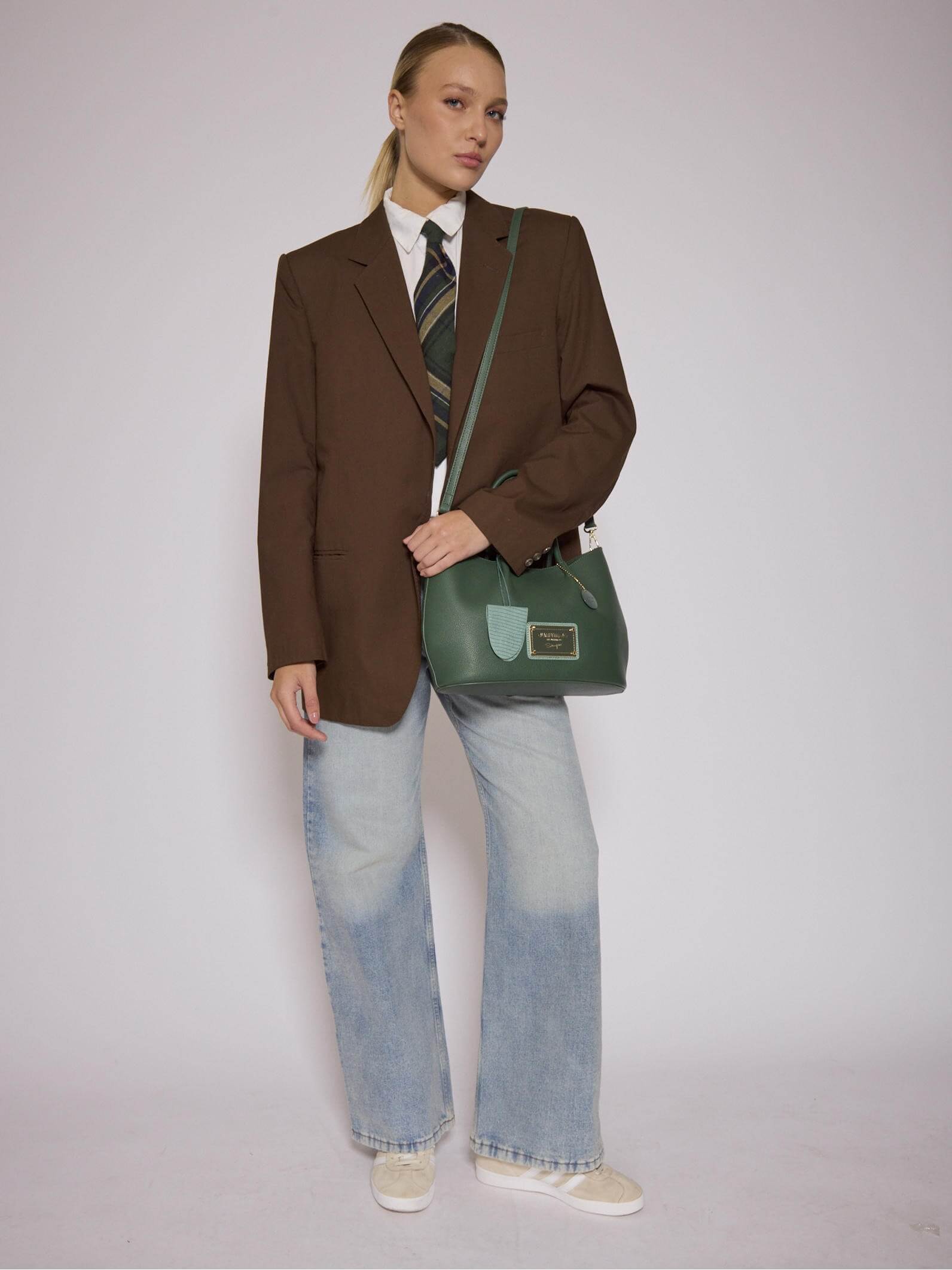 Cartera Shopper Verde Mediana Alma