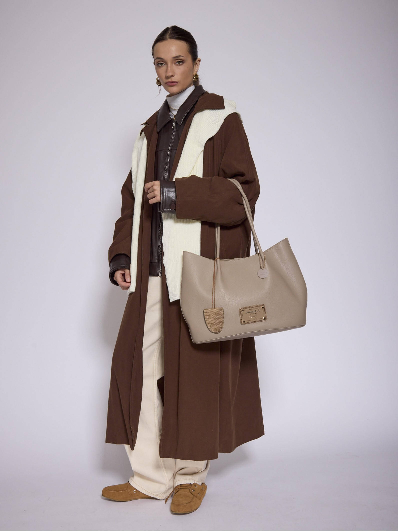 Cartera Shopper Visón Grande Alma