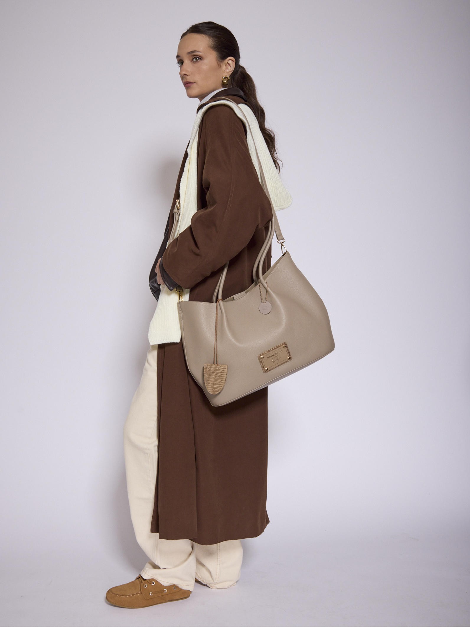 Cartera Shopper Visón Grande Alma