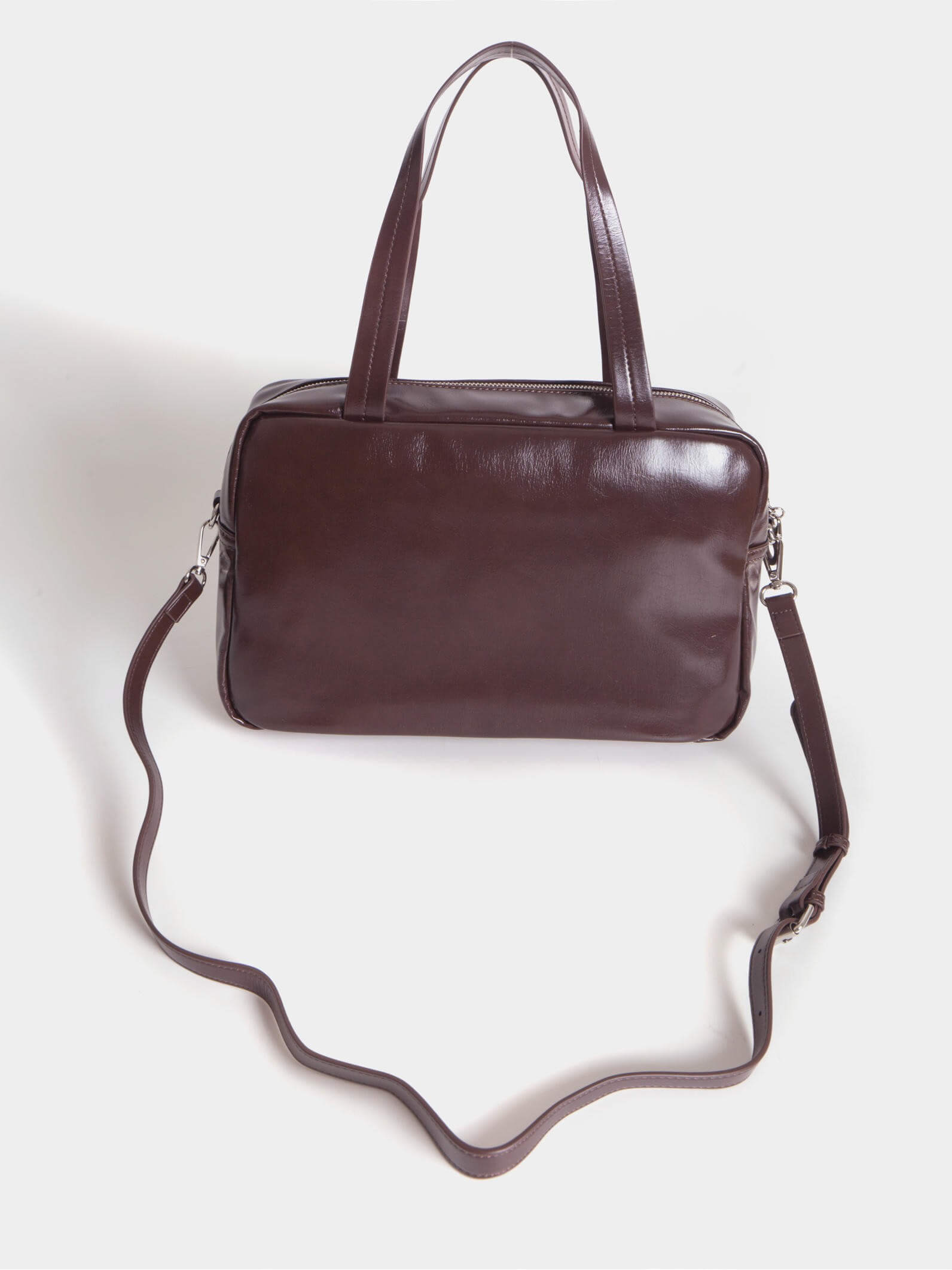 Cartera Grande color Cacao Roxie