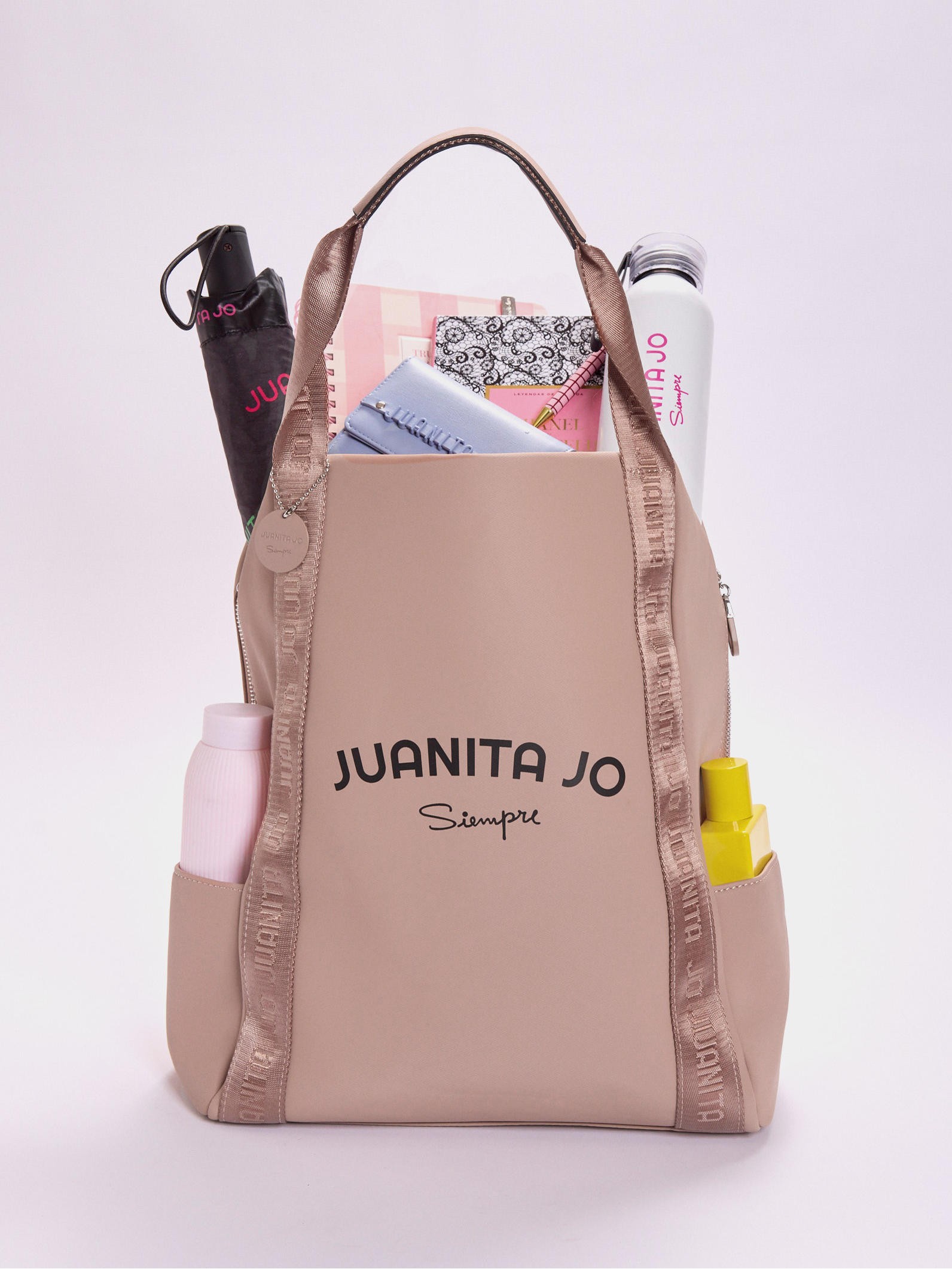 Mochila y Cartera Camel 2 en 1 Fio