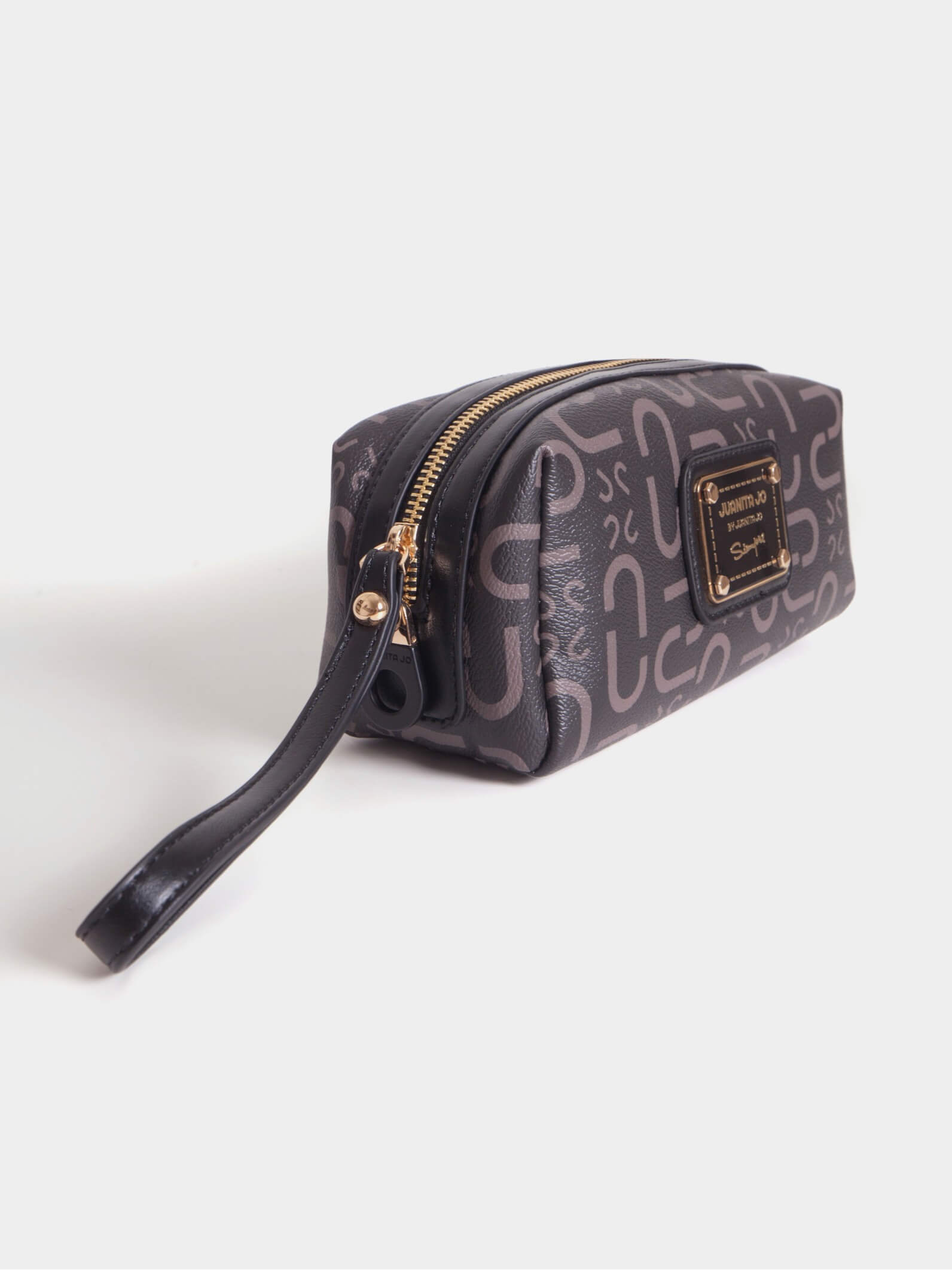 Neceser con herrajes dorados Monogram