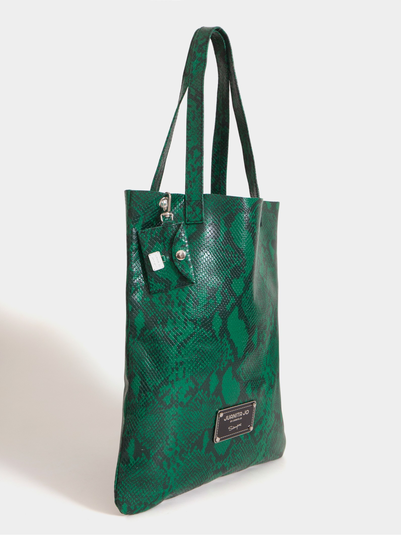 Tote Bag de Cuero Verde Génova