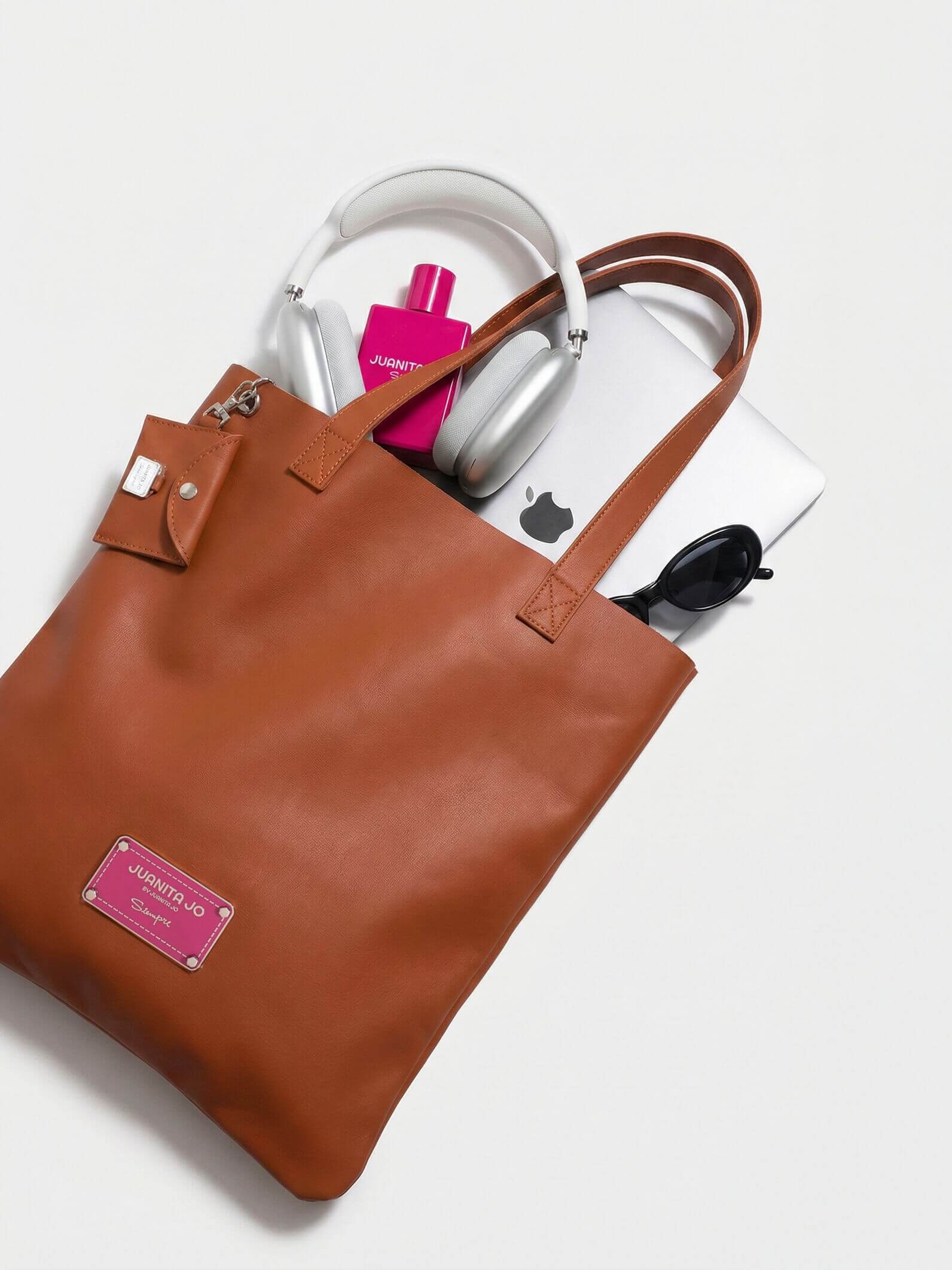 Tote bag de cuero suela Génova