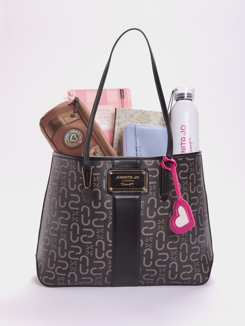 Set Monogram x 3: Cartera Shopper + Sobre de mano + Neceser