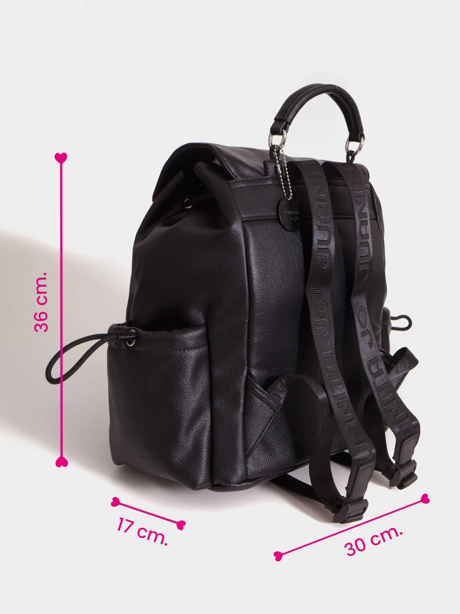 Mochila para notebook 14" negra mediana Hadar