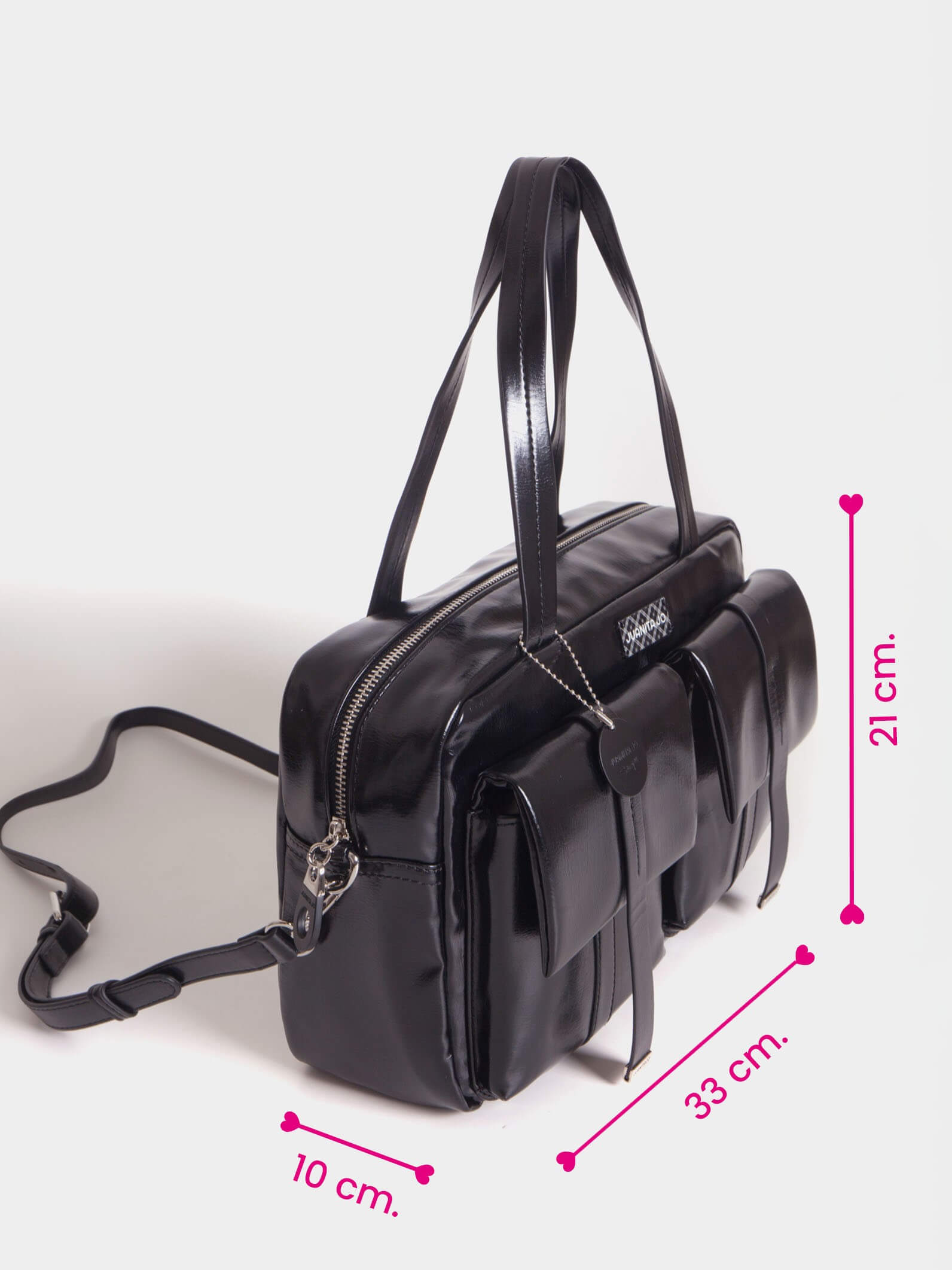 Cartera Negra Grande Roxie
