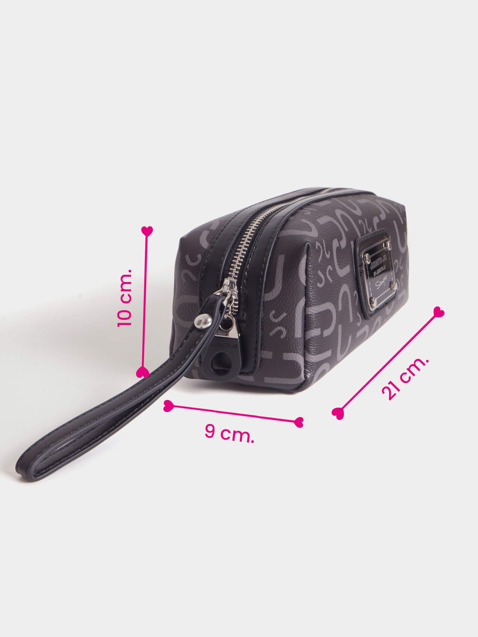 Neceser con herrajes plateados Monogram