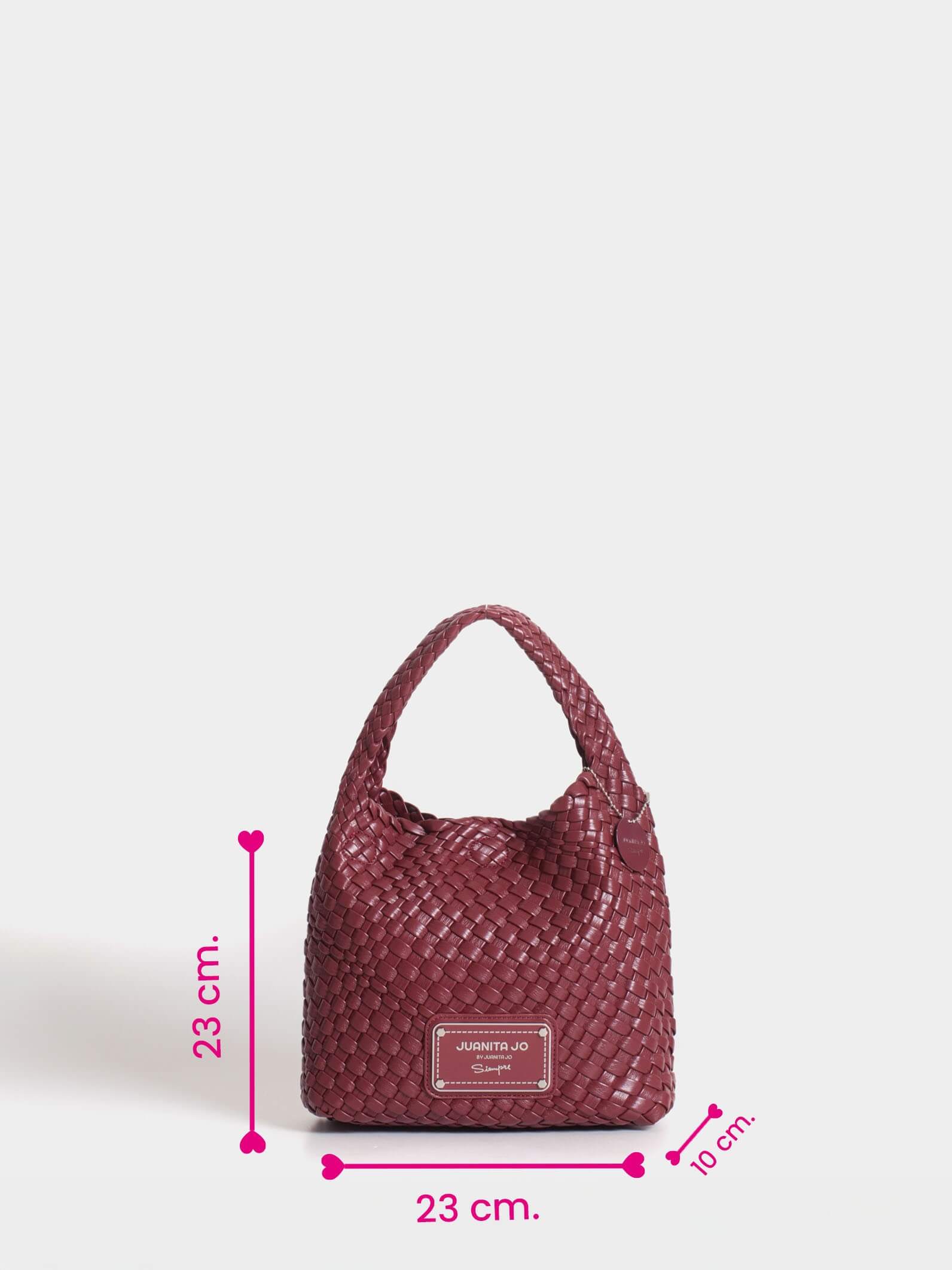 Cartera Bordó Chica Lazo