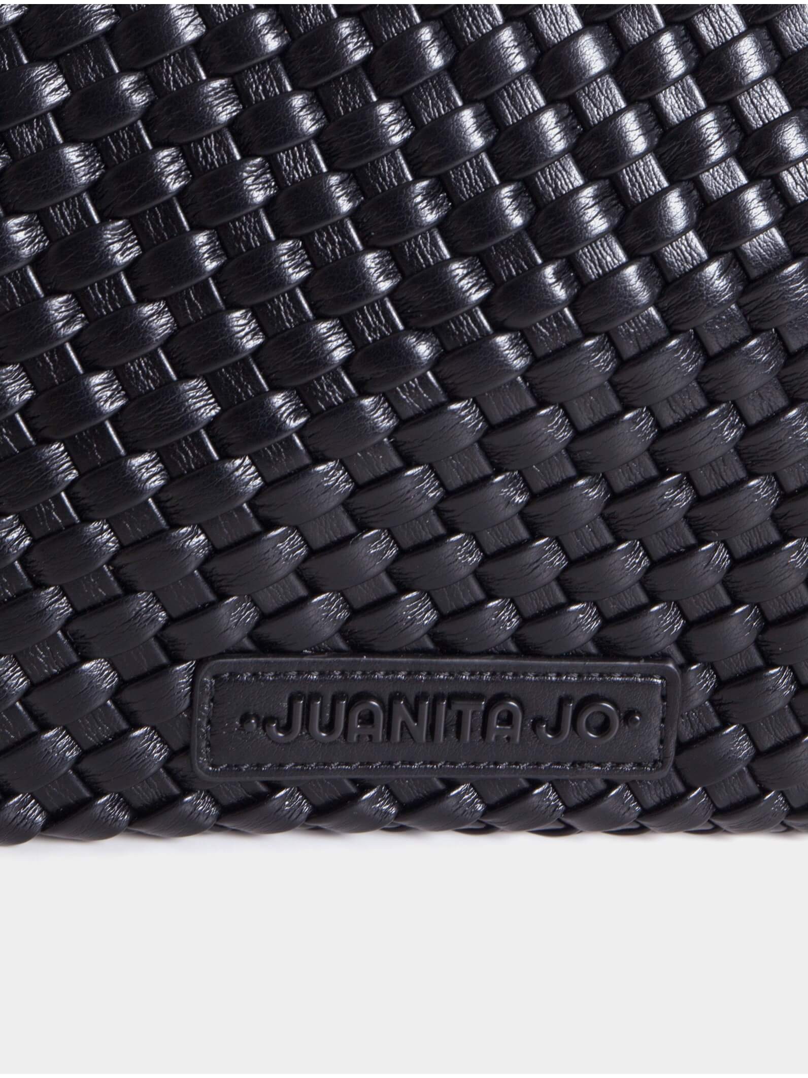 Set Lazo: Cartera mediana + Sobre pouch rectangular Negro