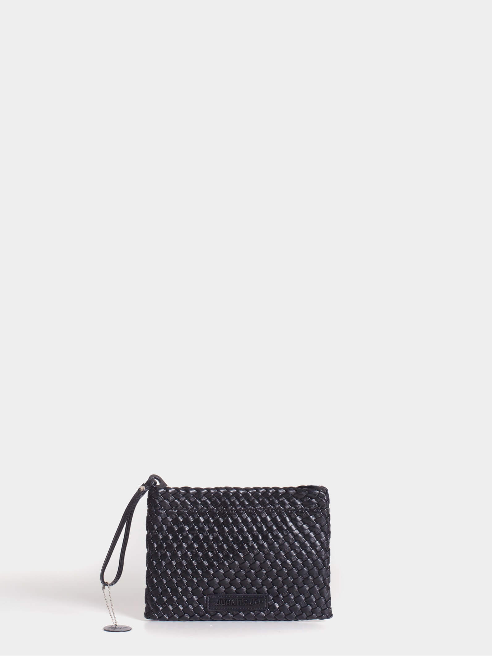 Set Lazo: Cartera mediana + Sobre pouch rectangular Negro